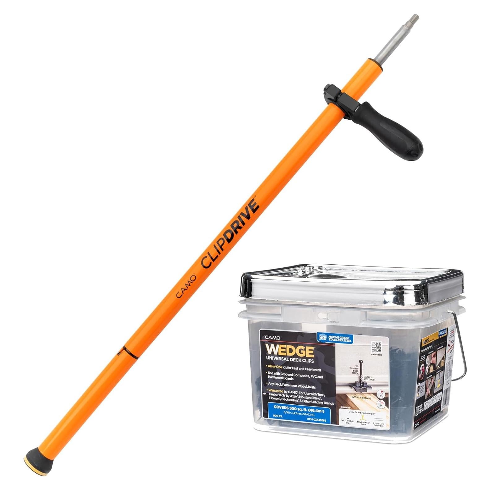 Kit de Instalación CAMO ClipDRIVE y WedgeClips 900 unidades