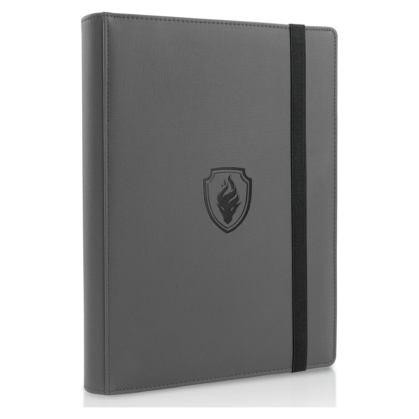 Carpeta de Cartas Fabmaker 360 Bolsillos Gris Premium