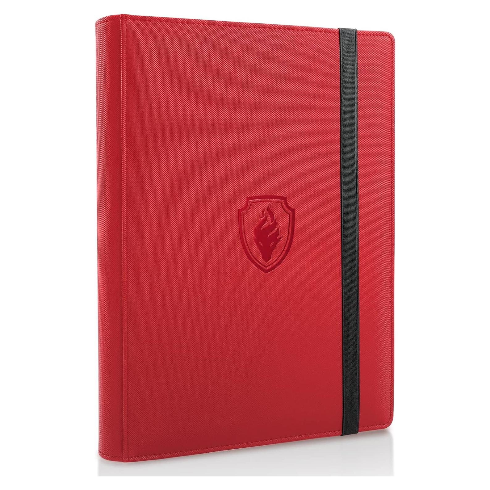 Carpeta de Tarjetas Fabmaker 360 Bolsillos Roja