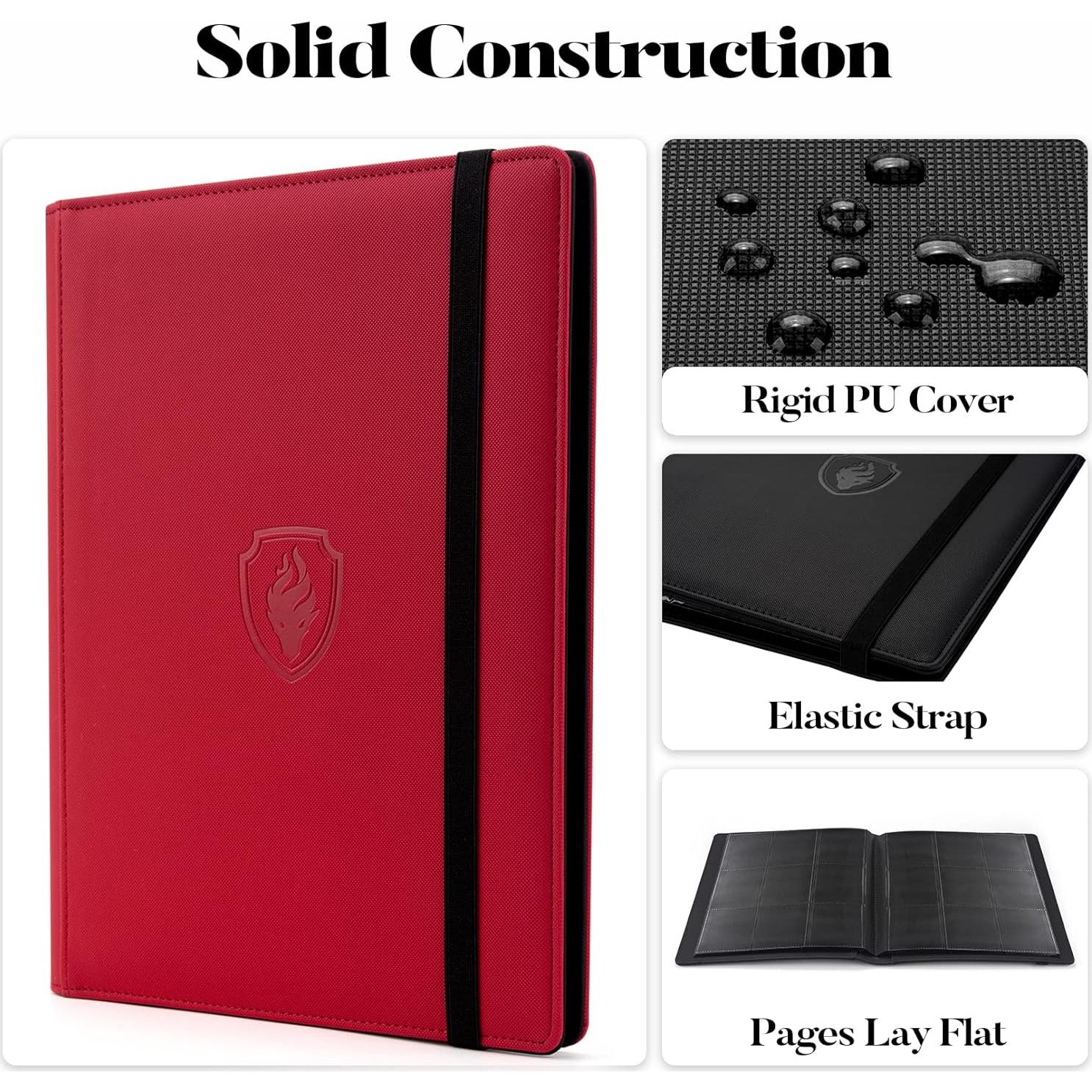 Carpeta de Tarjetas Fabmaker 360 Bolsillos Roja