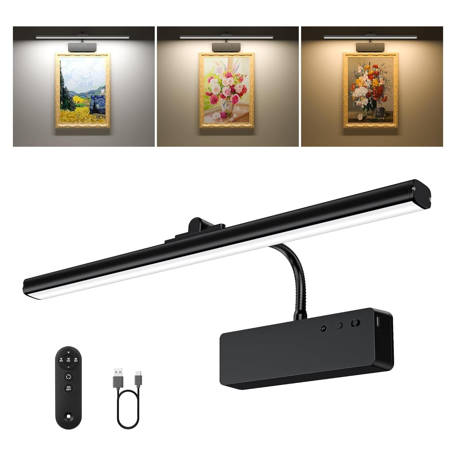 Luz de Imagen Inalámbrica Racokky 39cm Recargable con Control Remoto