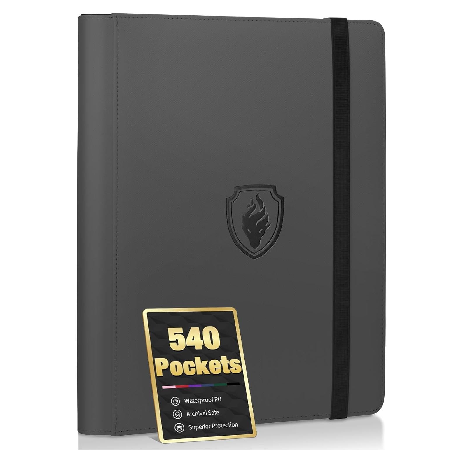 Carpeta de Tarjetas Fabmaker 540 Bolsillos Gris