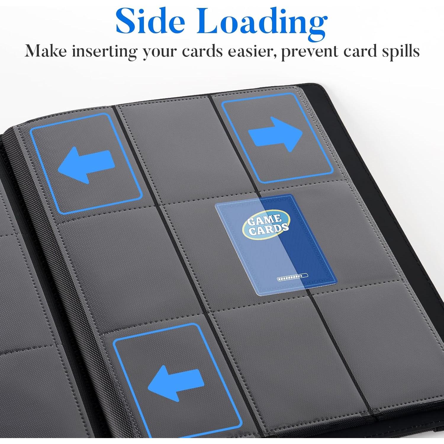 Carpeta de Tarjetas Fabmaker 540 Bolsillos Gris