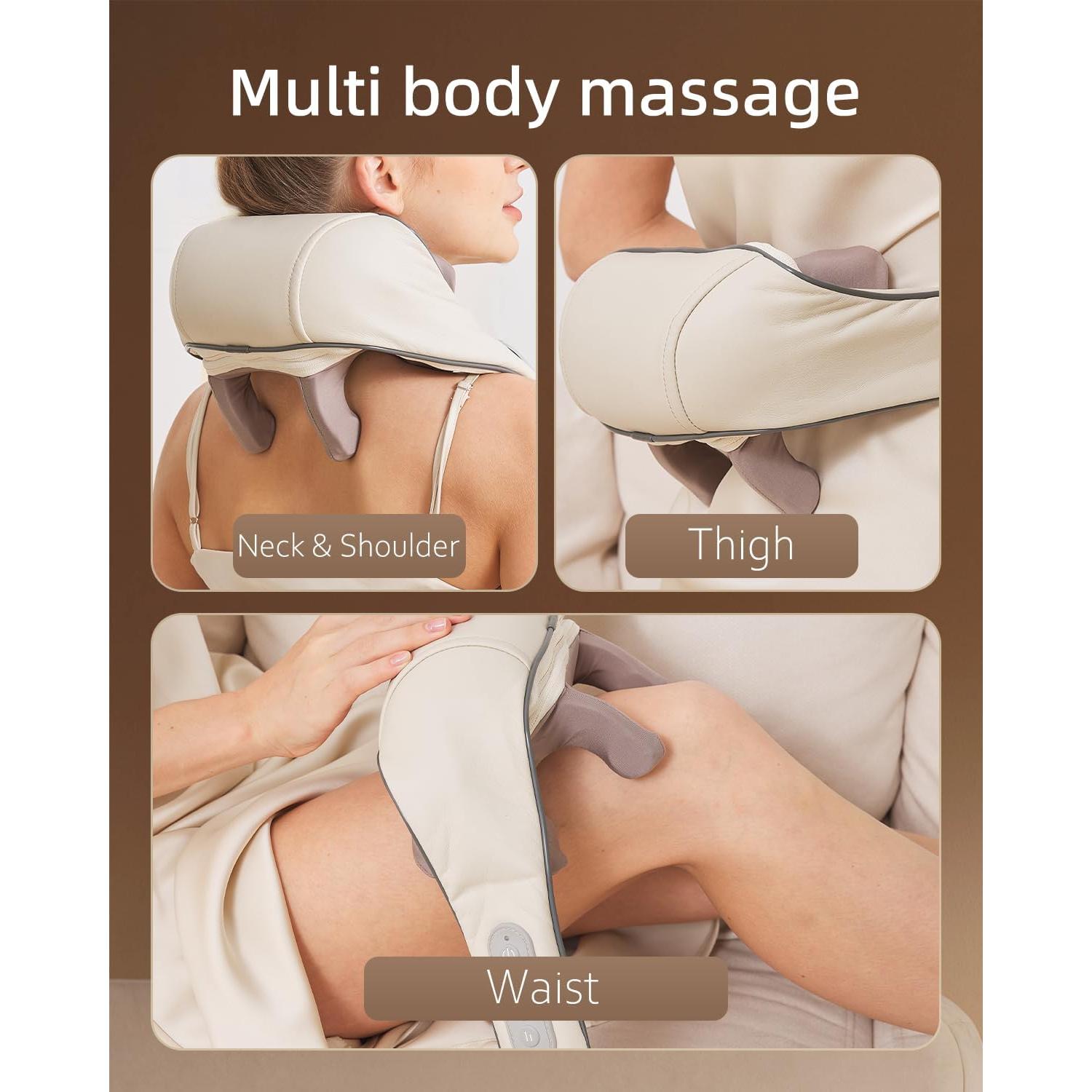 Masajeador de Cuello PERLEVI N27A con Calor y Amasado 1.15kg