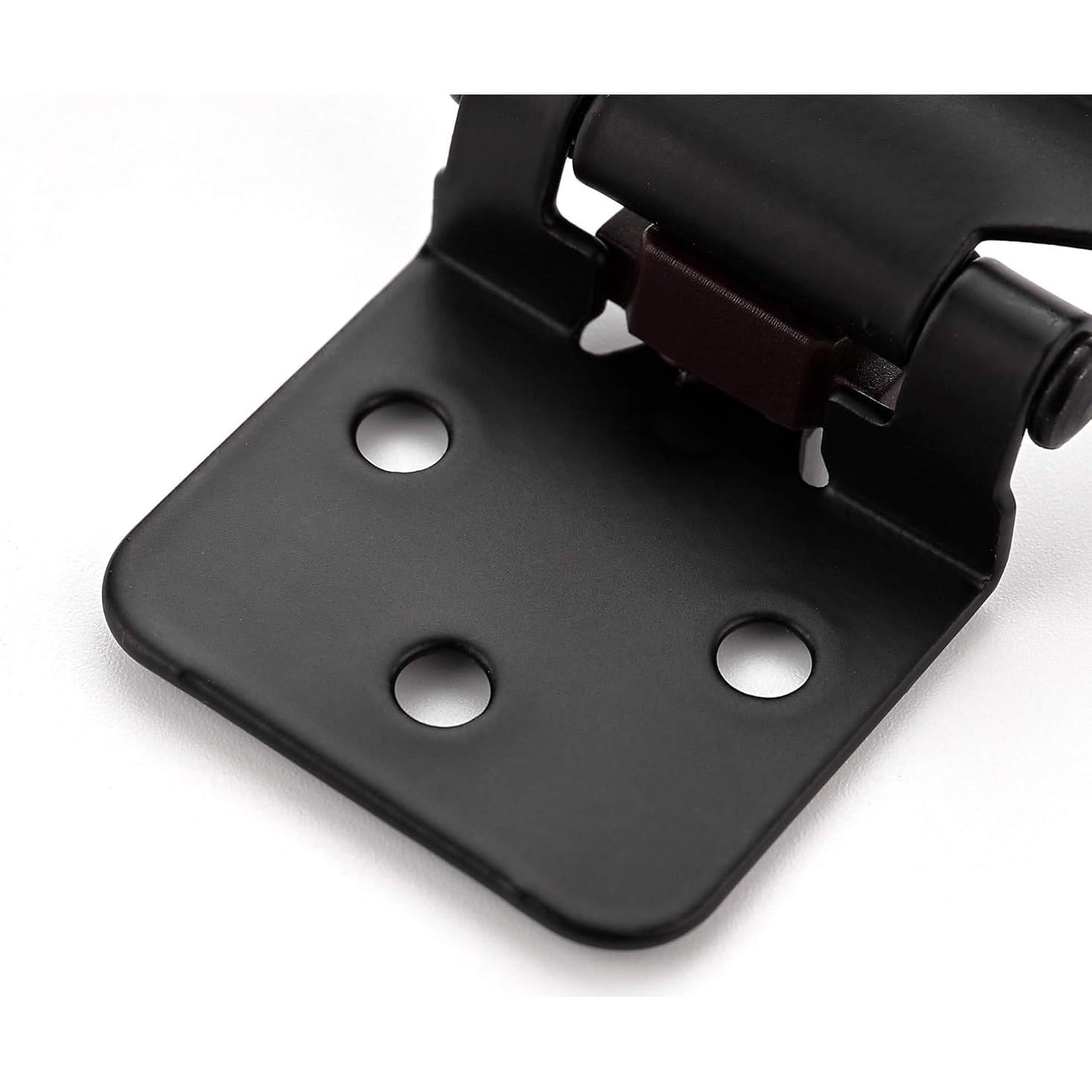 Bisagras de Puerta de Gabinete Ravinte 1/2" Negro Automáticas