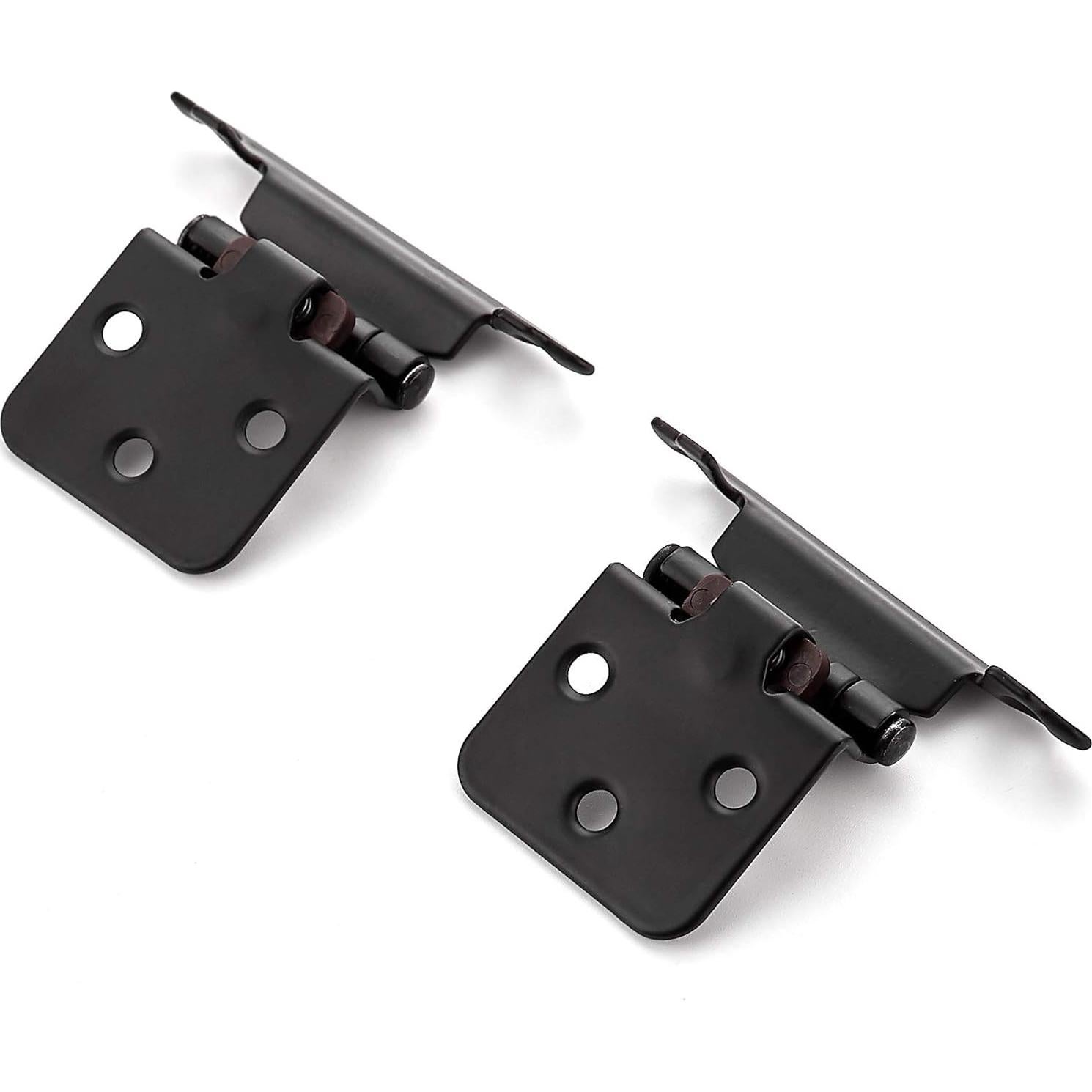 Bisagras de Puerta de Gabinete Ravinte 1/2" Negro Automáticas