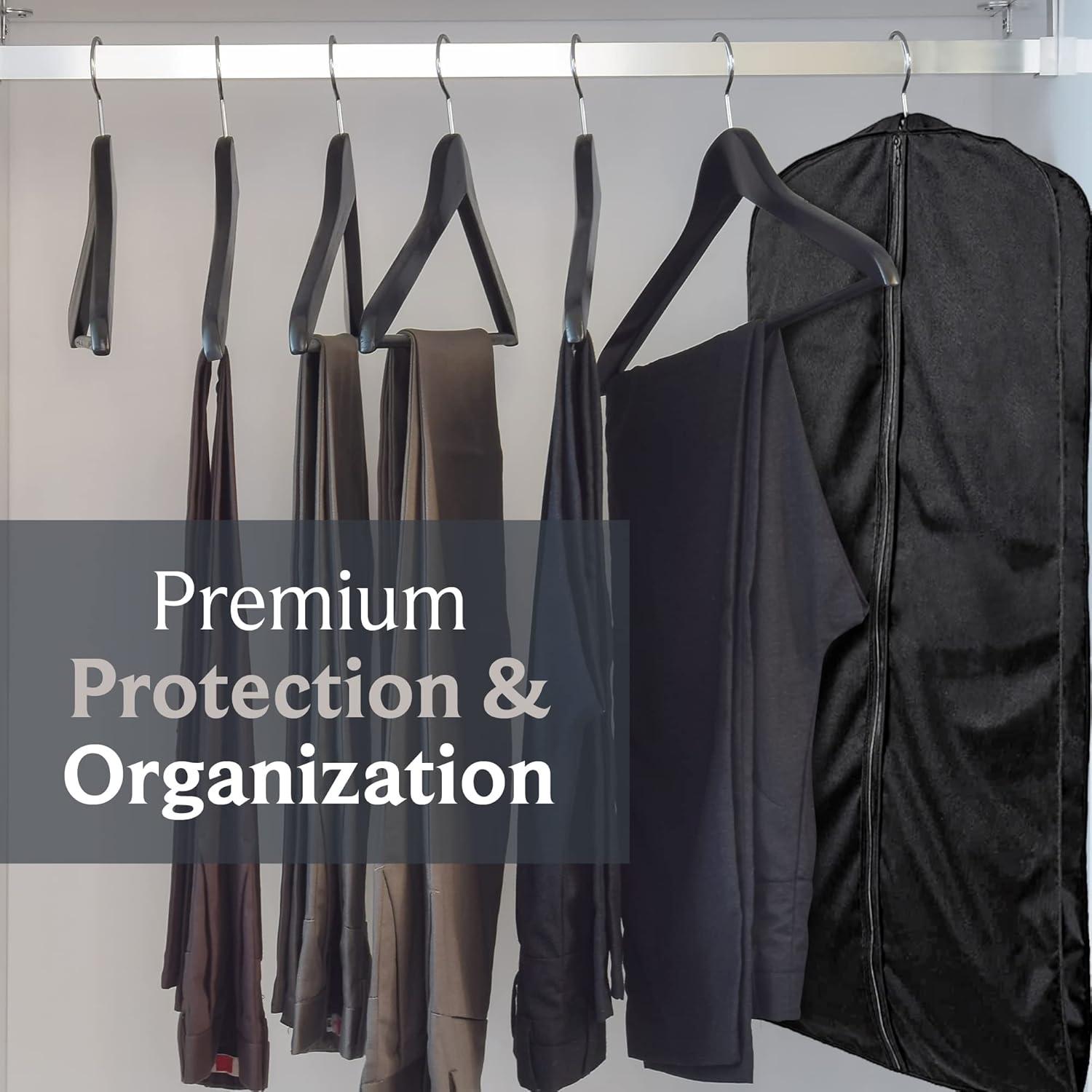 Bolsa de Ropa TUVAINC 45" Algodón Negro para Viajar