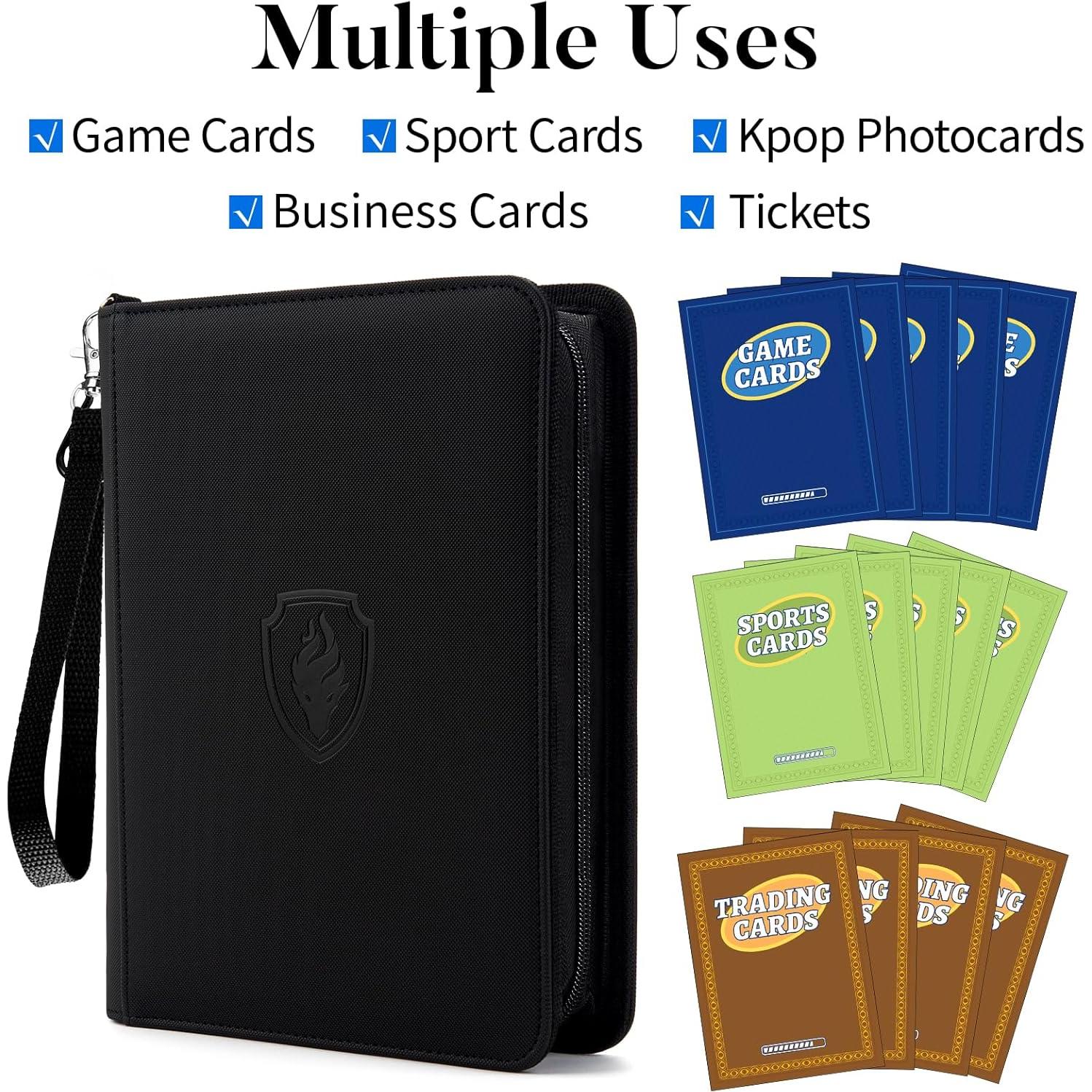 Carpeta de Tarjetas Fabmaker 4 Bolsillos Turquesa 320 Tarjetas