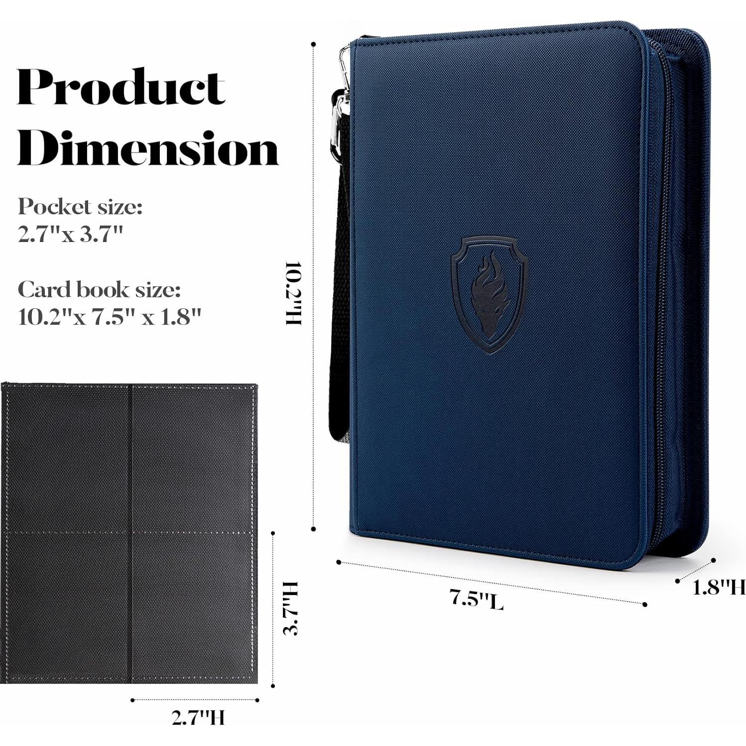 Carpeta de Cartas Fabmaker 320 Cartas Azul Marino