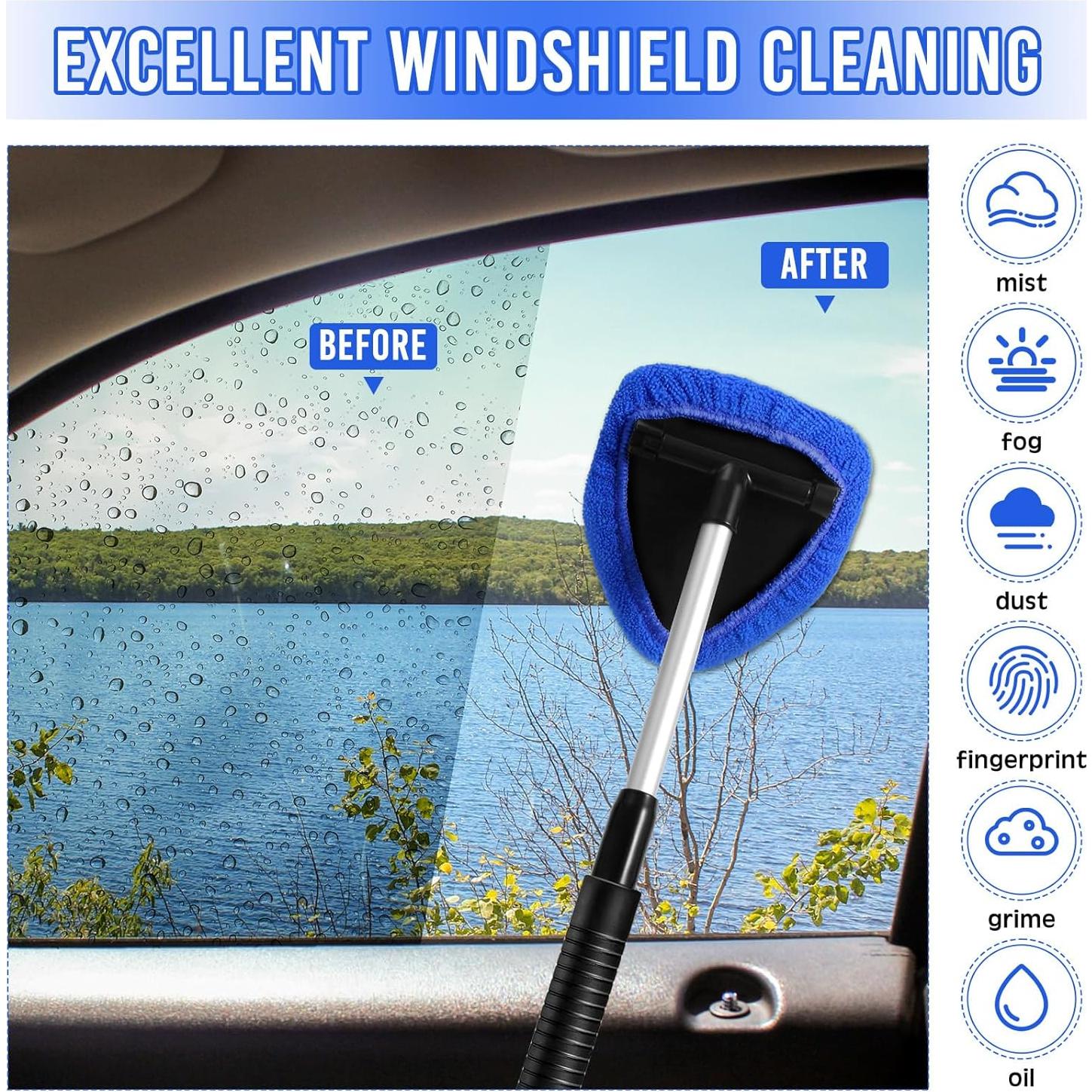 Kit de Limpieza de Parabrisas Baderke 10 Piezas con Microfibra