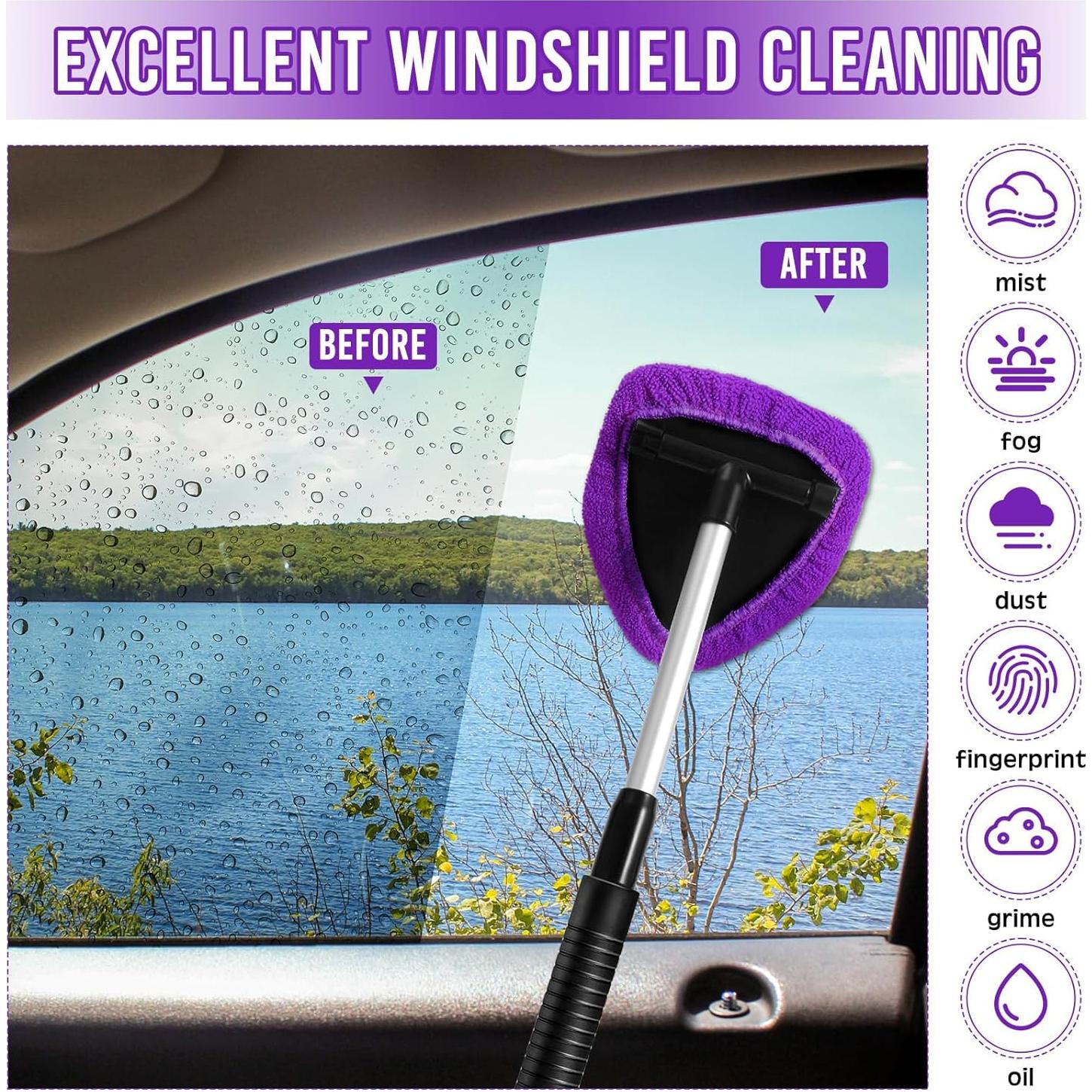 Kit de Limpieza de Parabrisas Baderke 10 Piezas con Microfibra