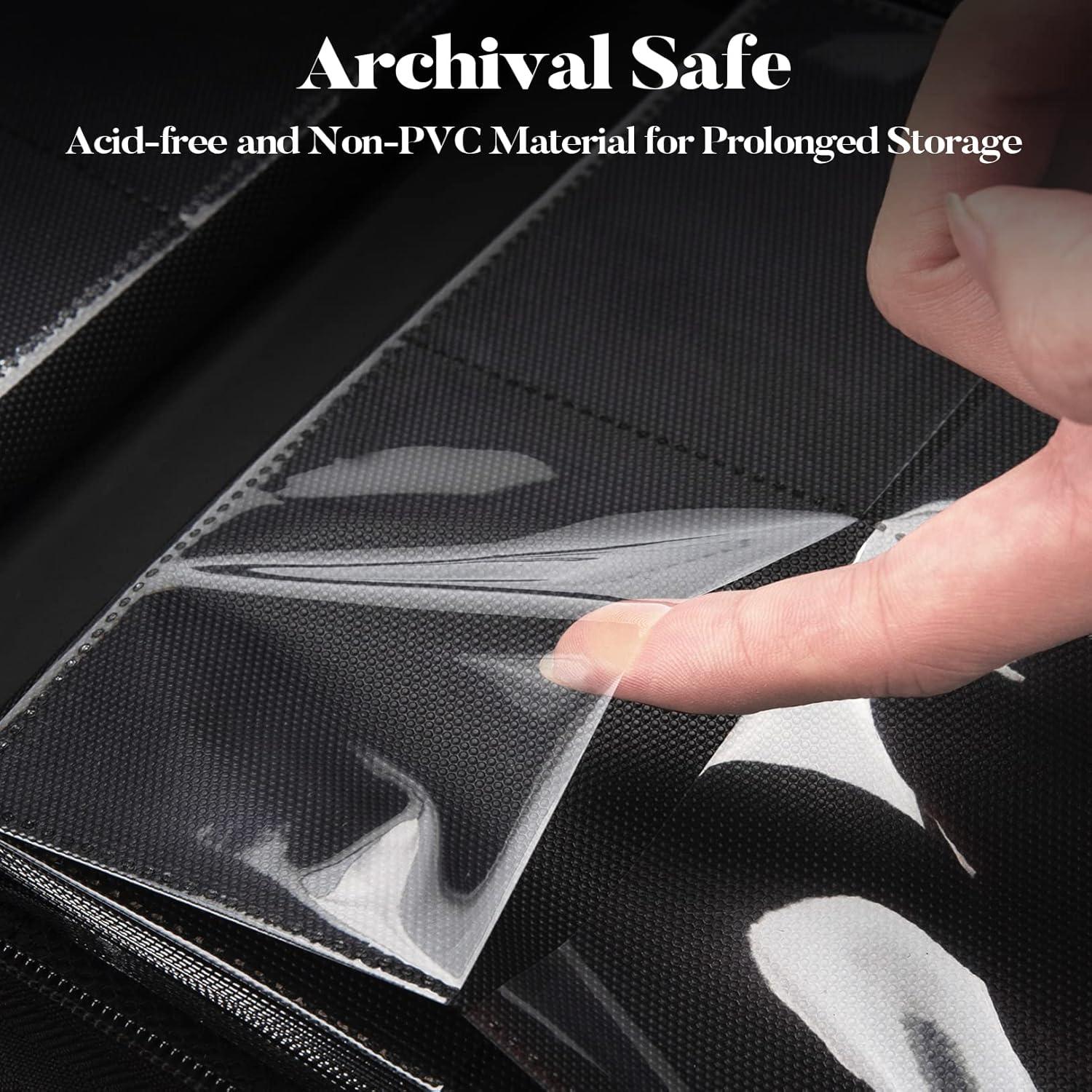 Carpeta de Tarjetas Fabmaker 4 Bolsillos 320 Tarjetas Rojo