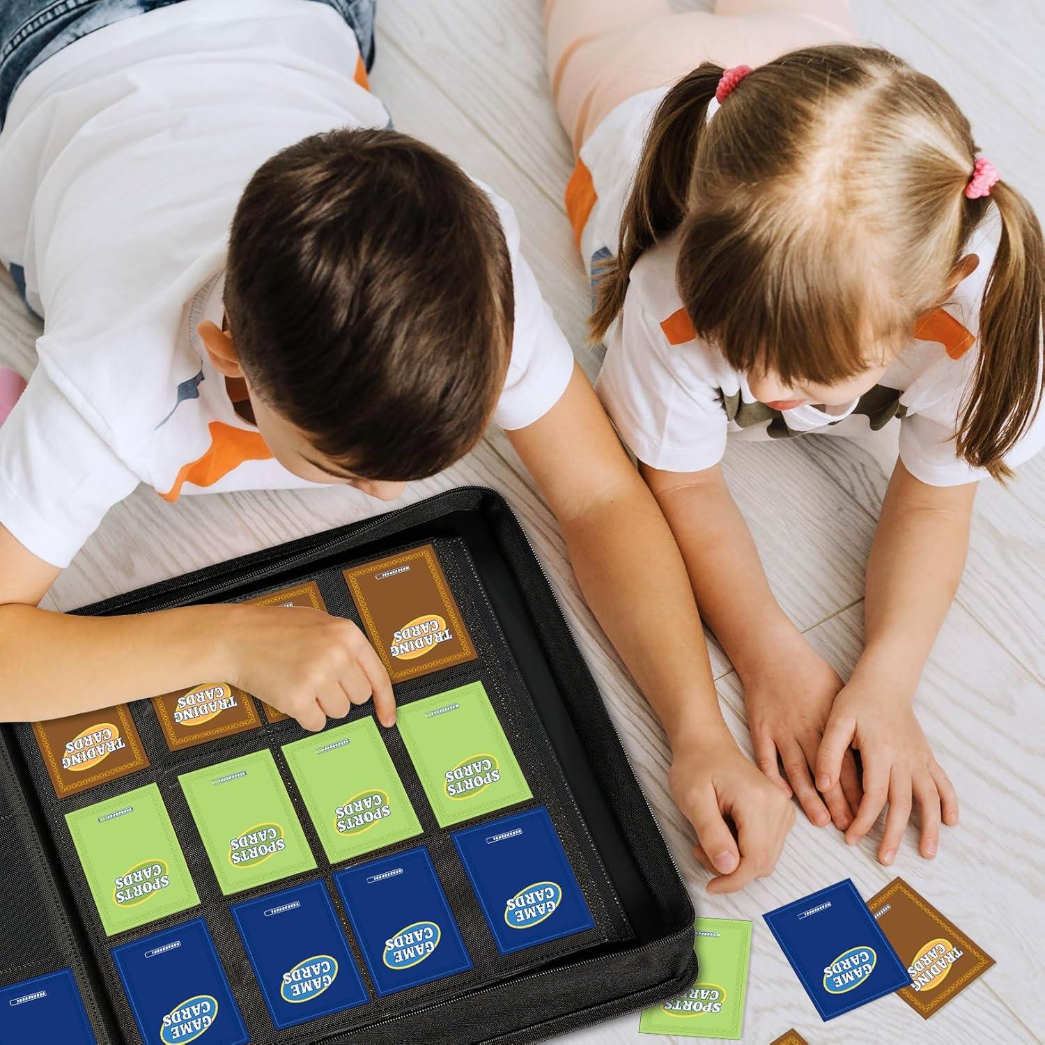 Carpeta de Tarjetas Fabmaker 12 Bolsillos Verde Azulado