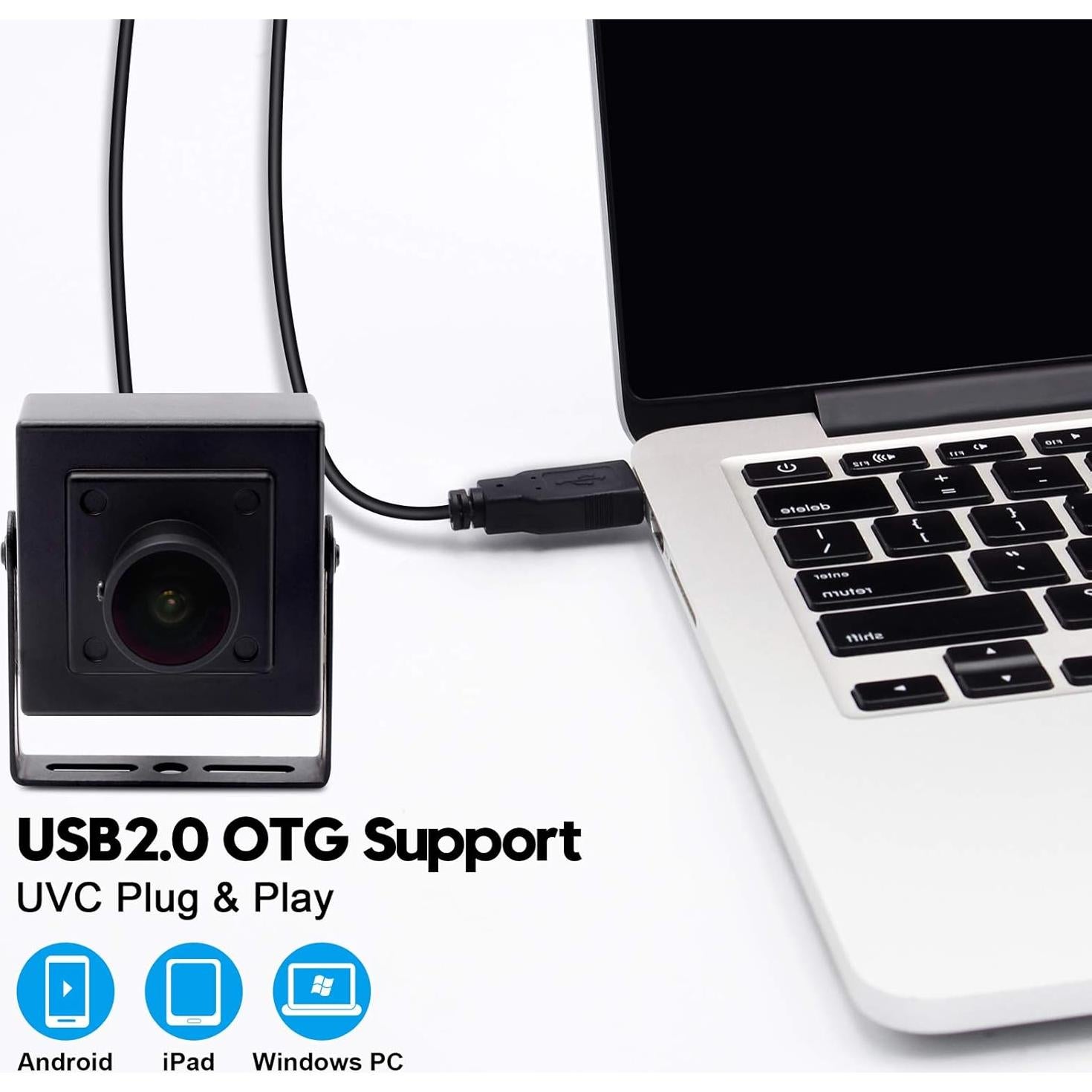 Cámara USB SVPRO 1080P Mini con Lente Gran Angular 170°