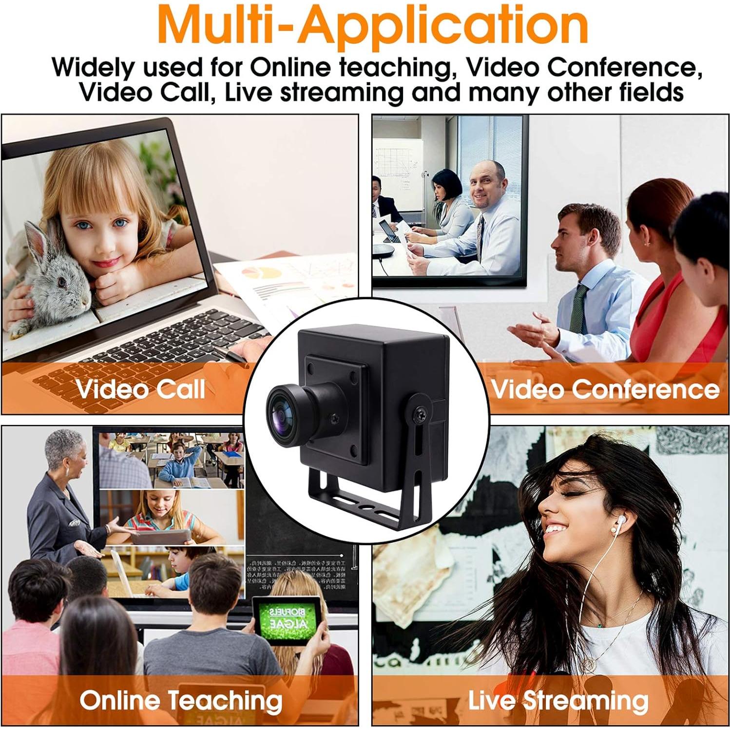 Cámara USB SVPRO 1080P Mini con Lente Gran Angular 170°