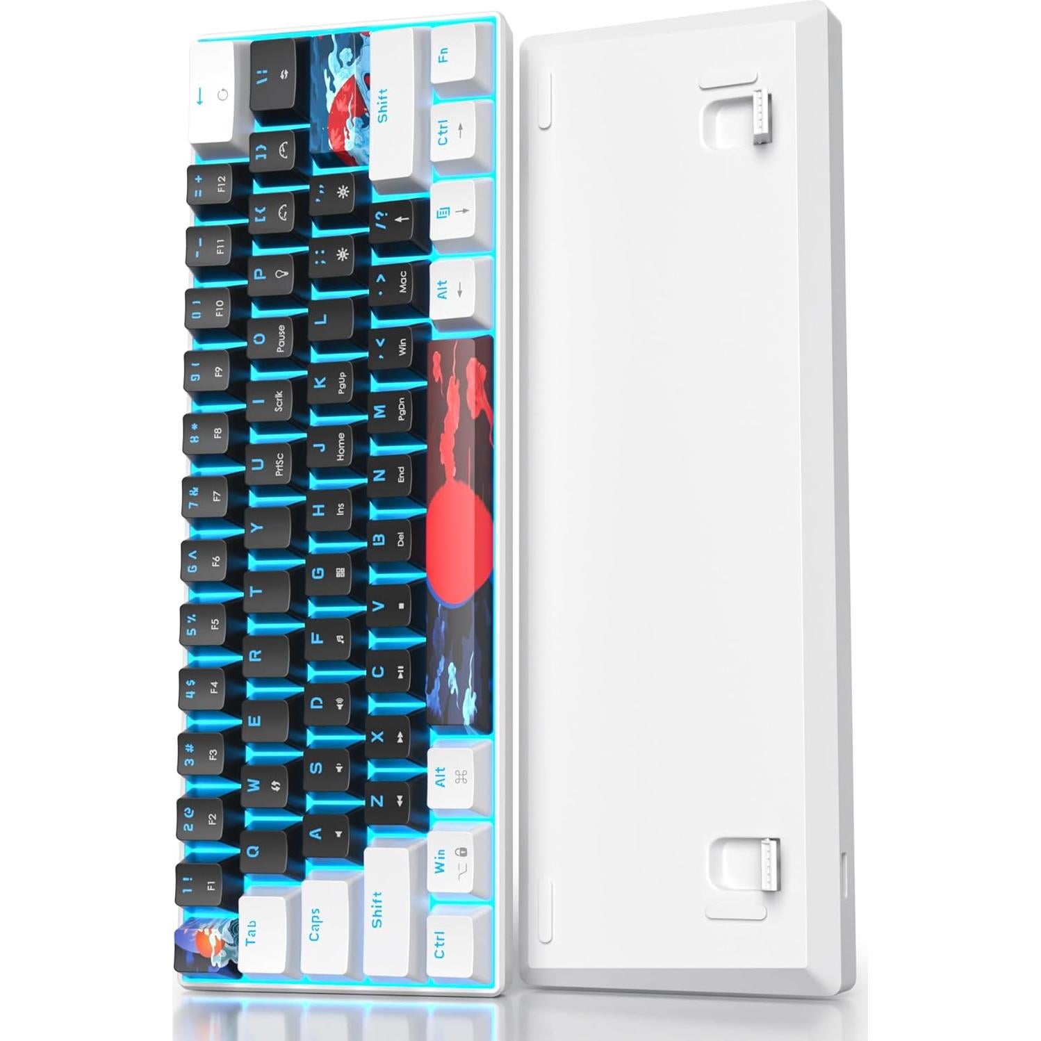 Teclado Mecánico Gaming 60% Ussixchare 61 Teclas Retroiluminado
