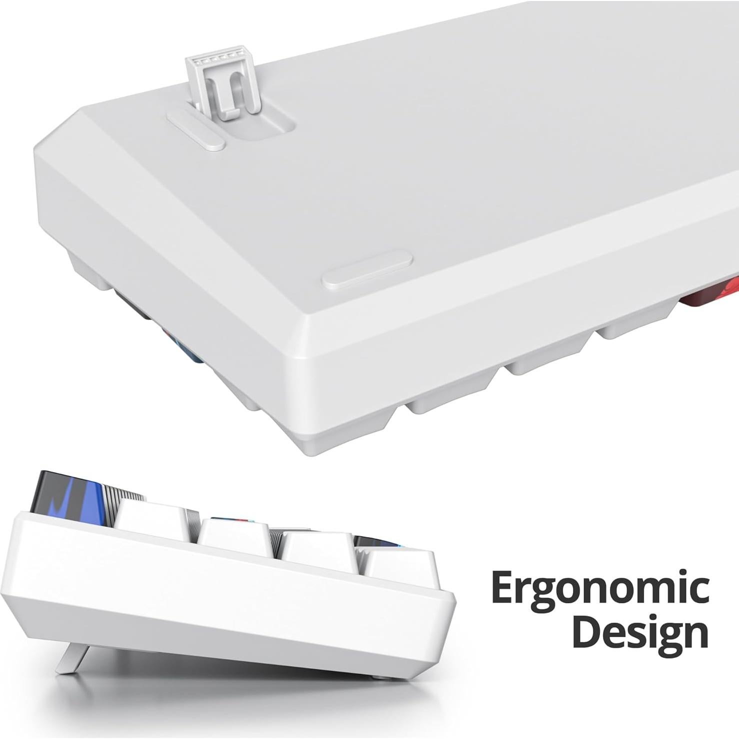Teclado Mecánico Gaming 60% Ussixchare 61 Teclas Retroiluminado