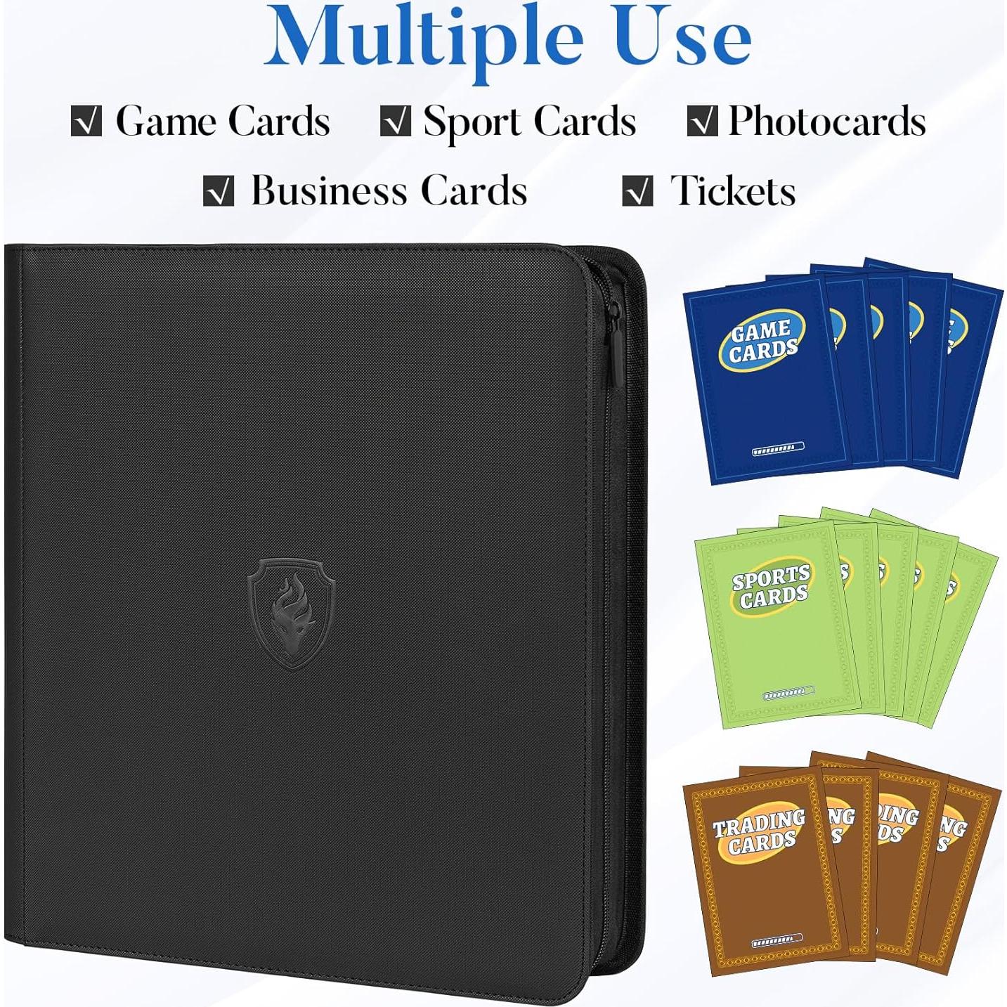 Carpeta de Tarjetas Fabmaker 12 Bolsillos Roja 912 Tarjetas