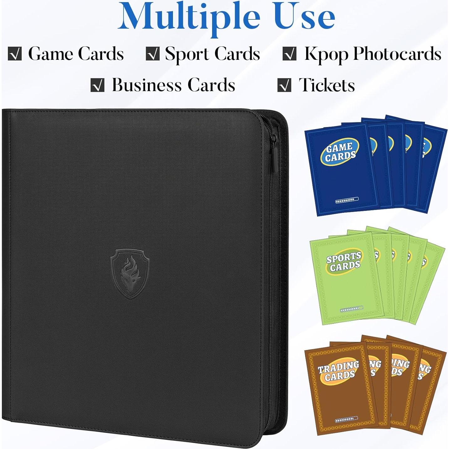 Carpeta de Tarjetas Fabmaker 12 Bolsillos PU Púrpura