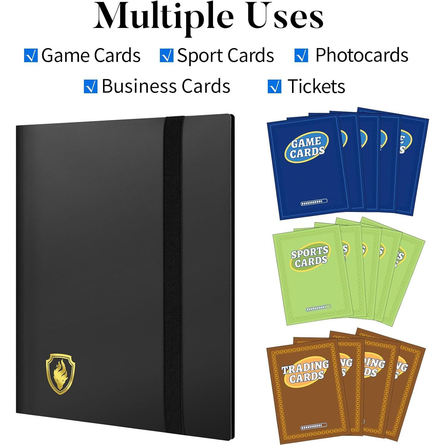 Carpeta de Cartas Fabmaker 396 Bolsillos Negra - Almacenamiento Seguro