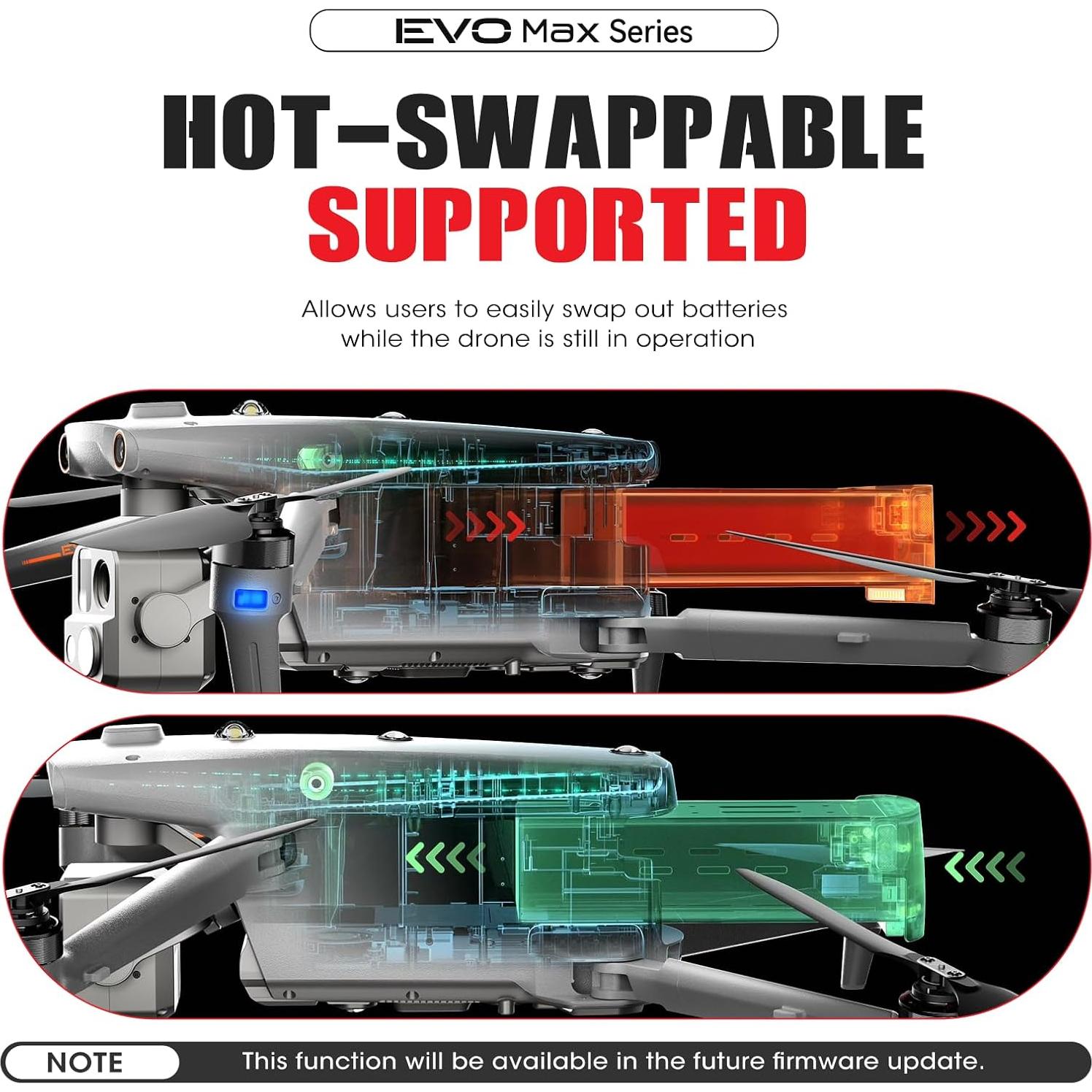 Batería Autel EVO Max 4T 8070mAh Intercambiable 42min Vuelo