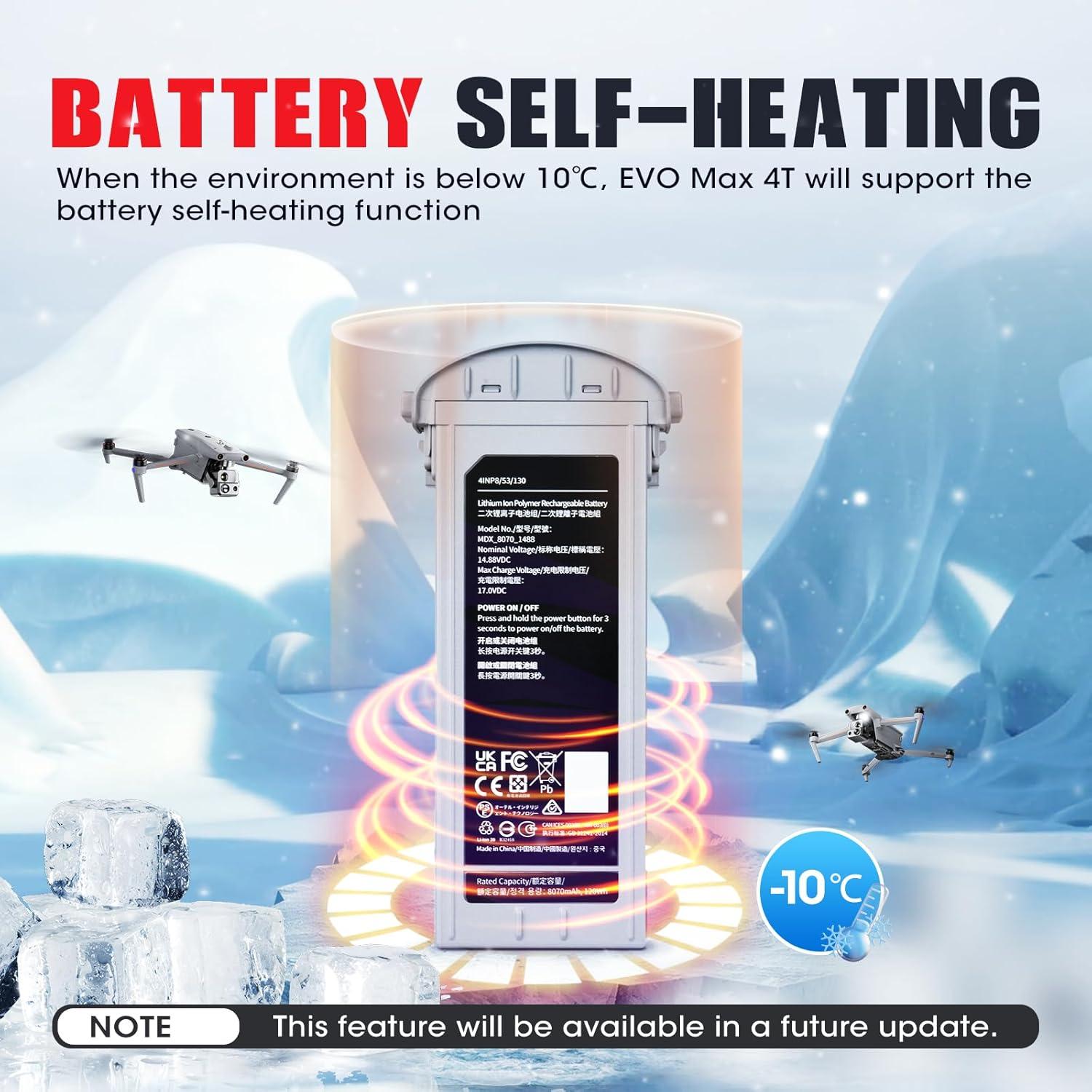 Batería Autel EVO Max 4T 8070mAh Intercambiable 42min Vuelo