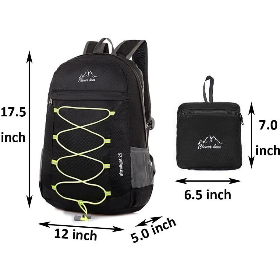 Mochila de Senderismo Compacta CLEVER BEES 25L Resistente al Agua