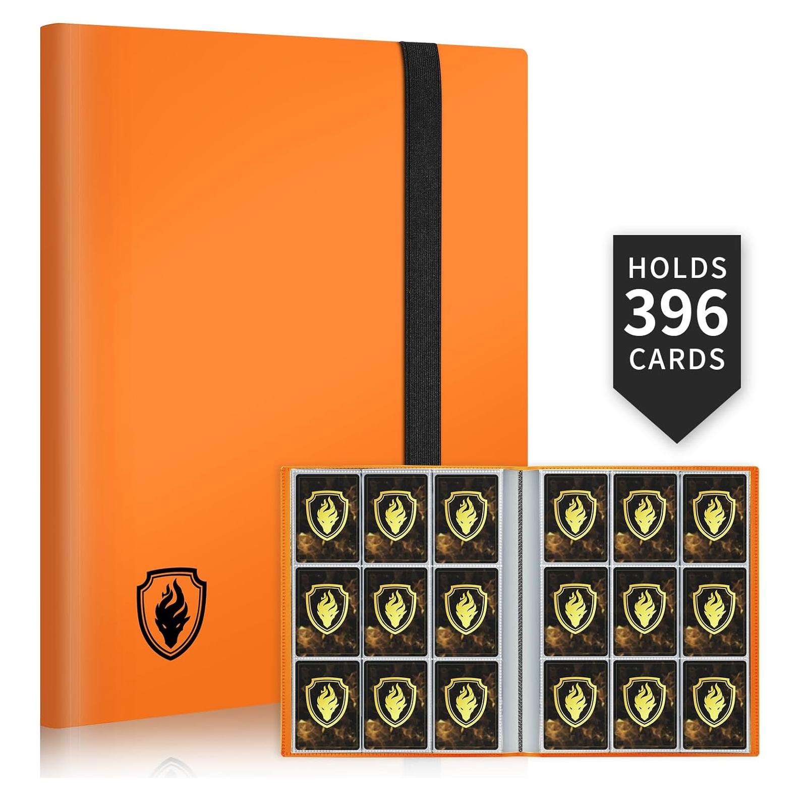 Carpeta de Tarjetas Fabmaker 396 Bolsillos Naranja