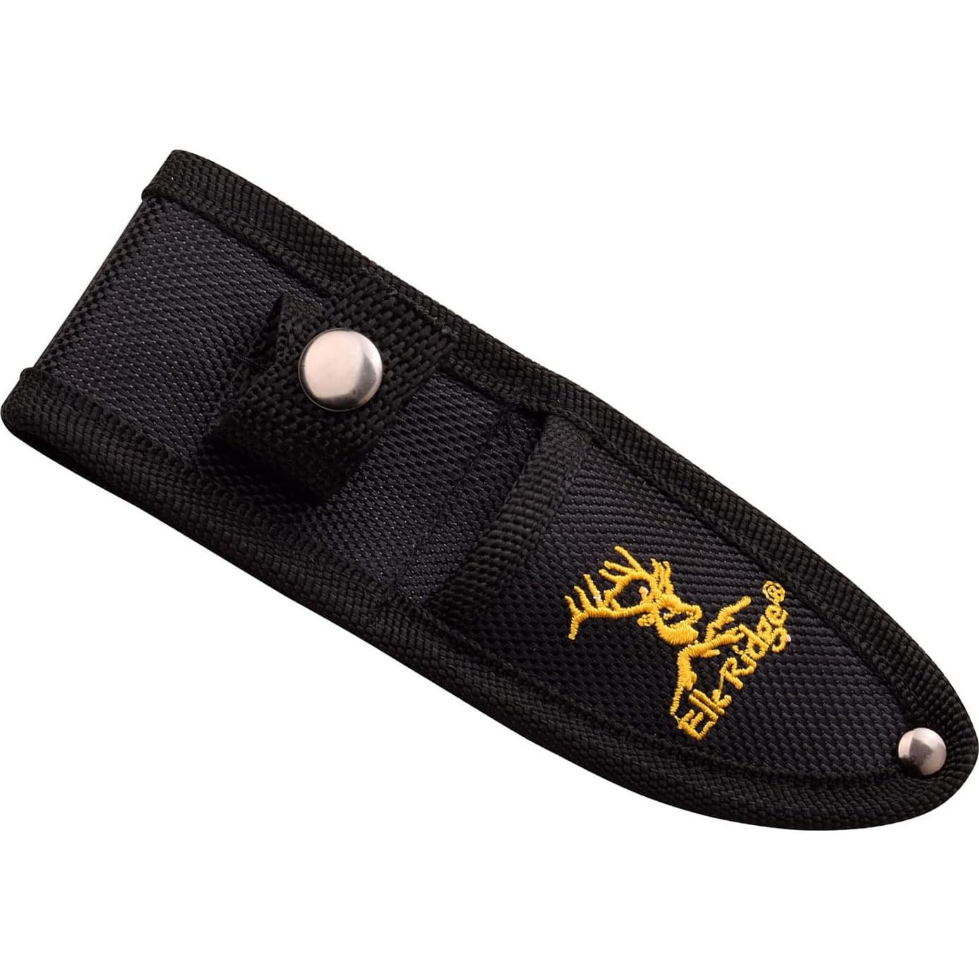 Cuchillo Fijo Elk Ridge ER-562 Acero Inoxidable 7.62 cm Madera