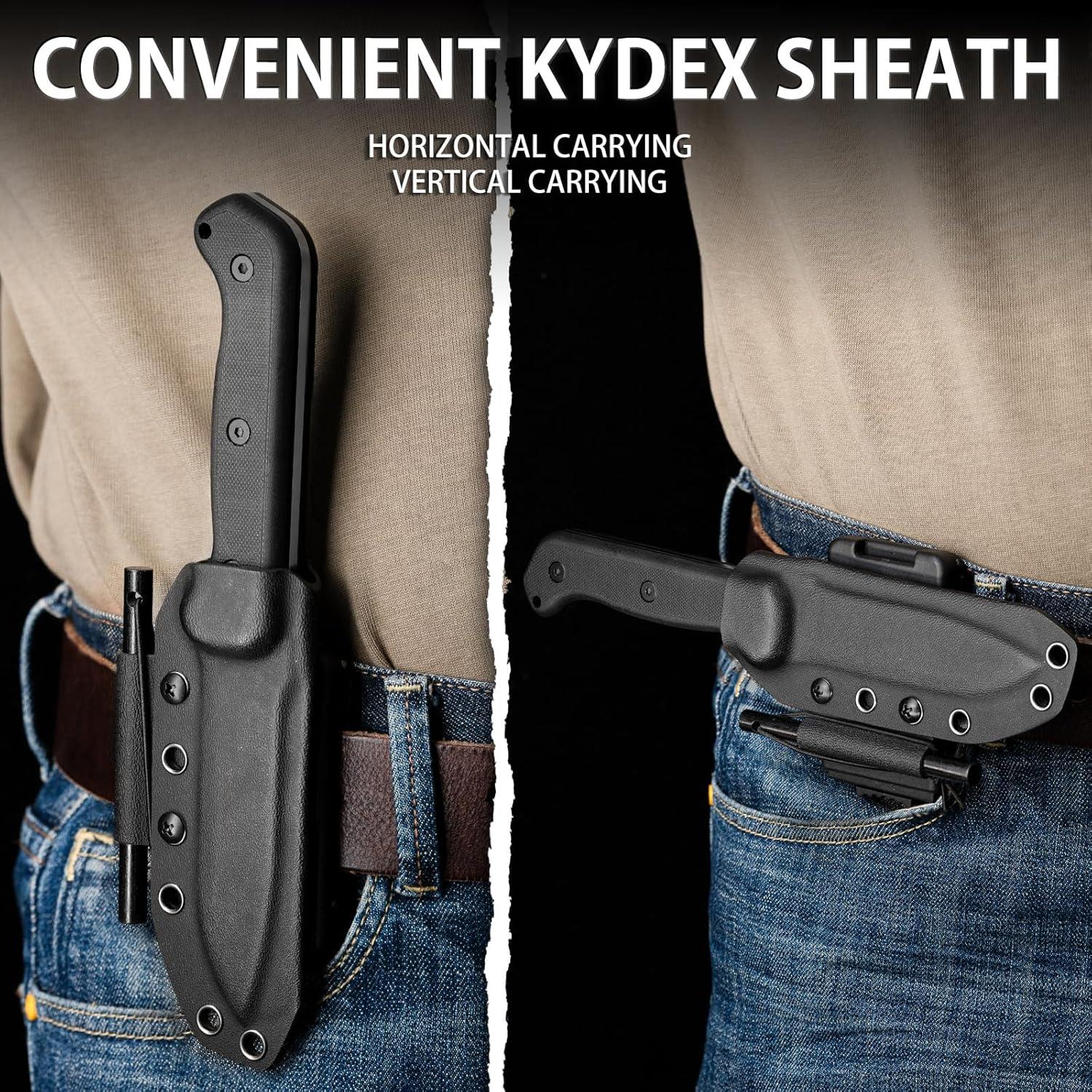 Cuchillo de Supervivencia NedFoss SEALION 11.48 cm Acero D2