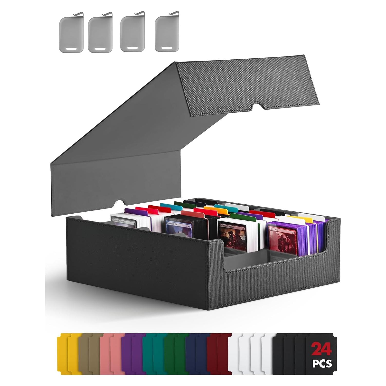 Caja de Almacenamiento de Cartas ZLCA 3000+ Cartas Negra