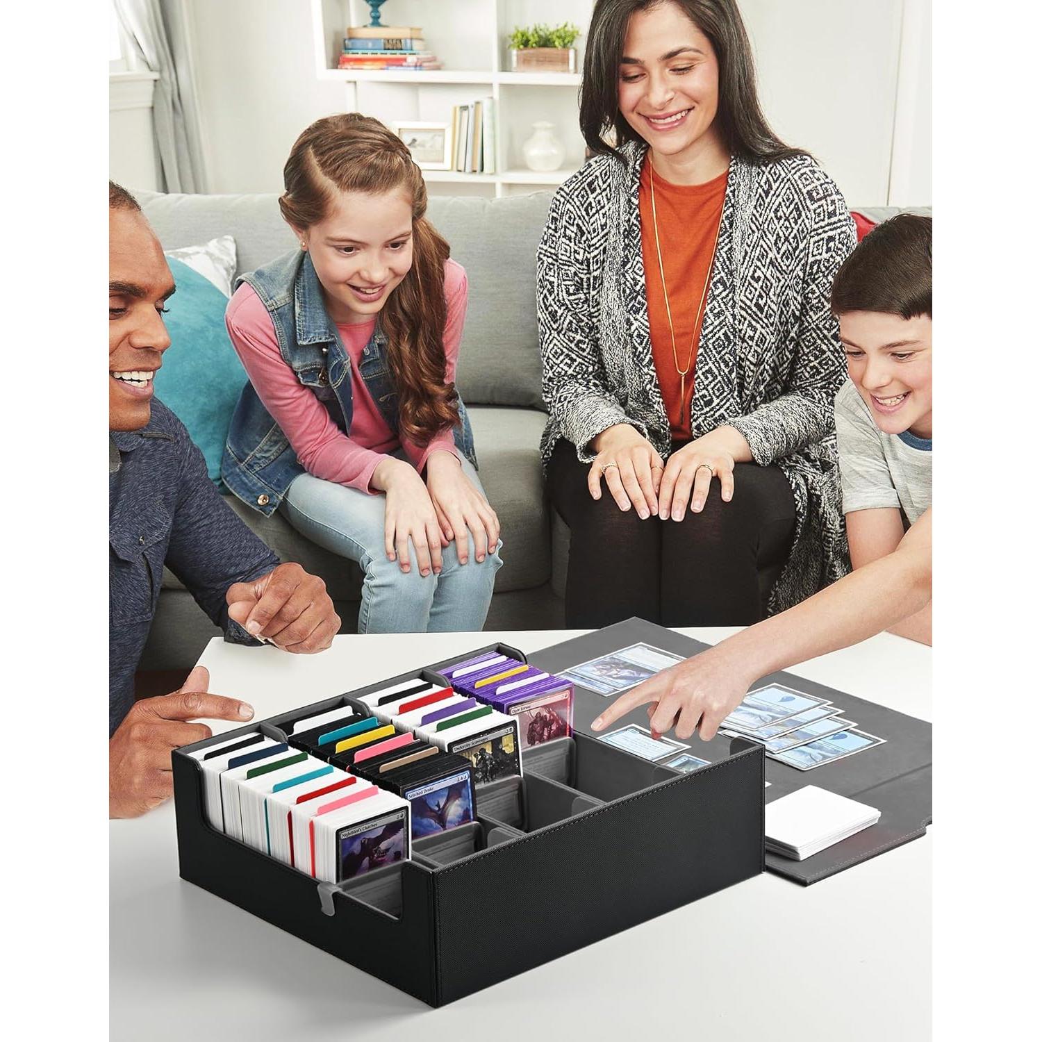 Caja de Almacenamiento de Cartas ZLCA 3000+ Cartas Negra