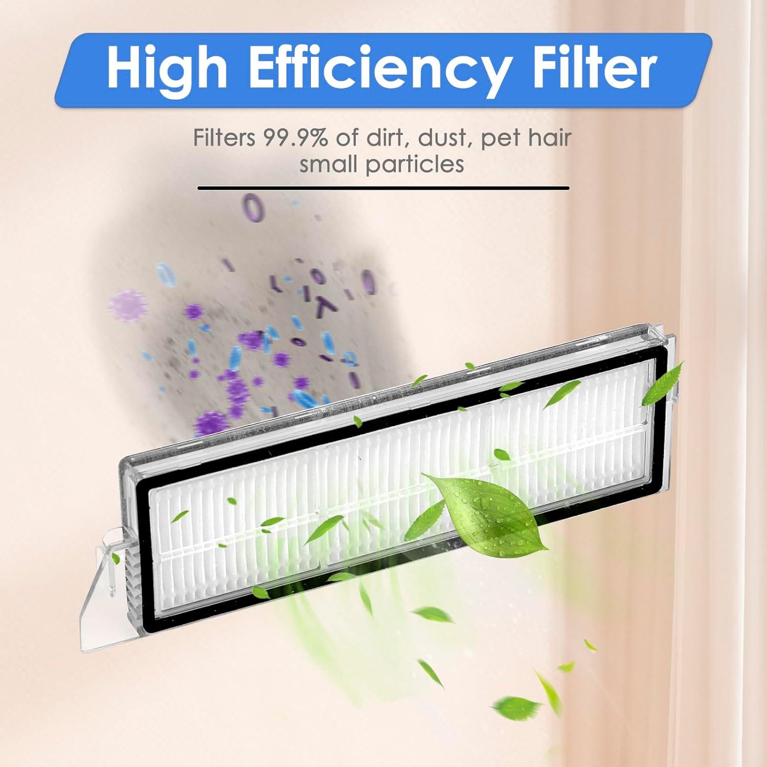 Kit de Accesorios 16 Piezas para Aspiradora Roborock S8 Max Ultra