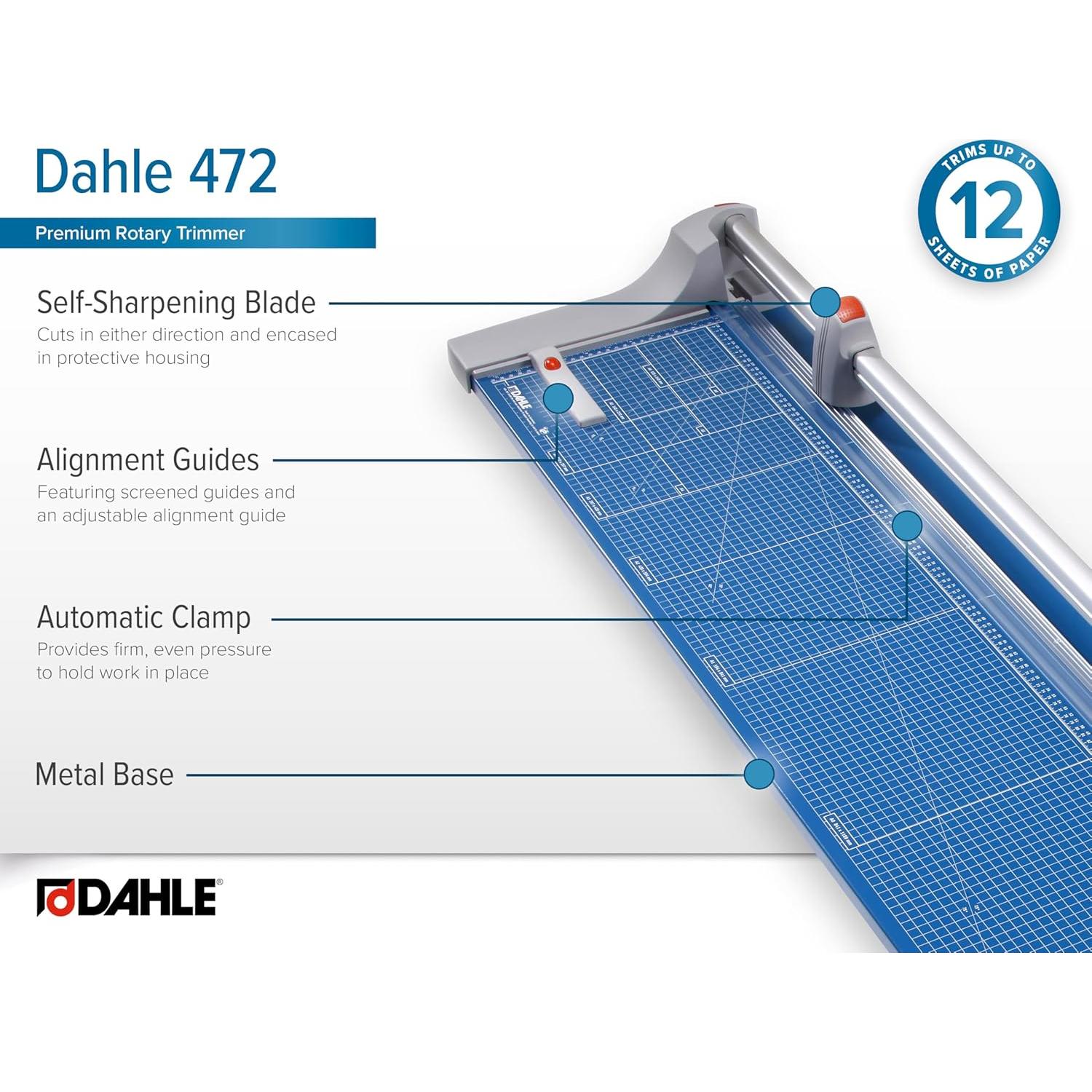 Cortadora de Papel Dahle 472 Premium 182.88 cm Autocortante