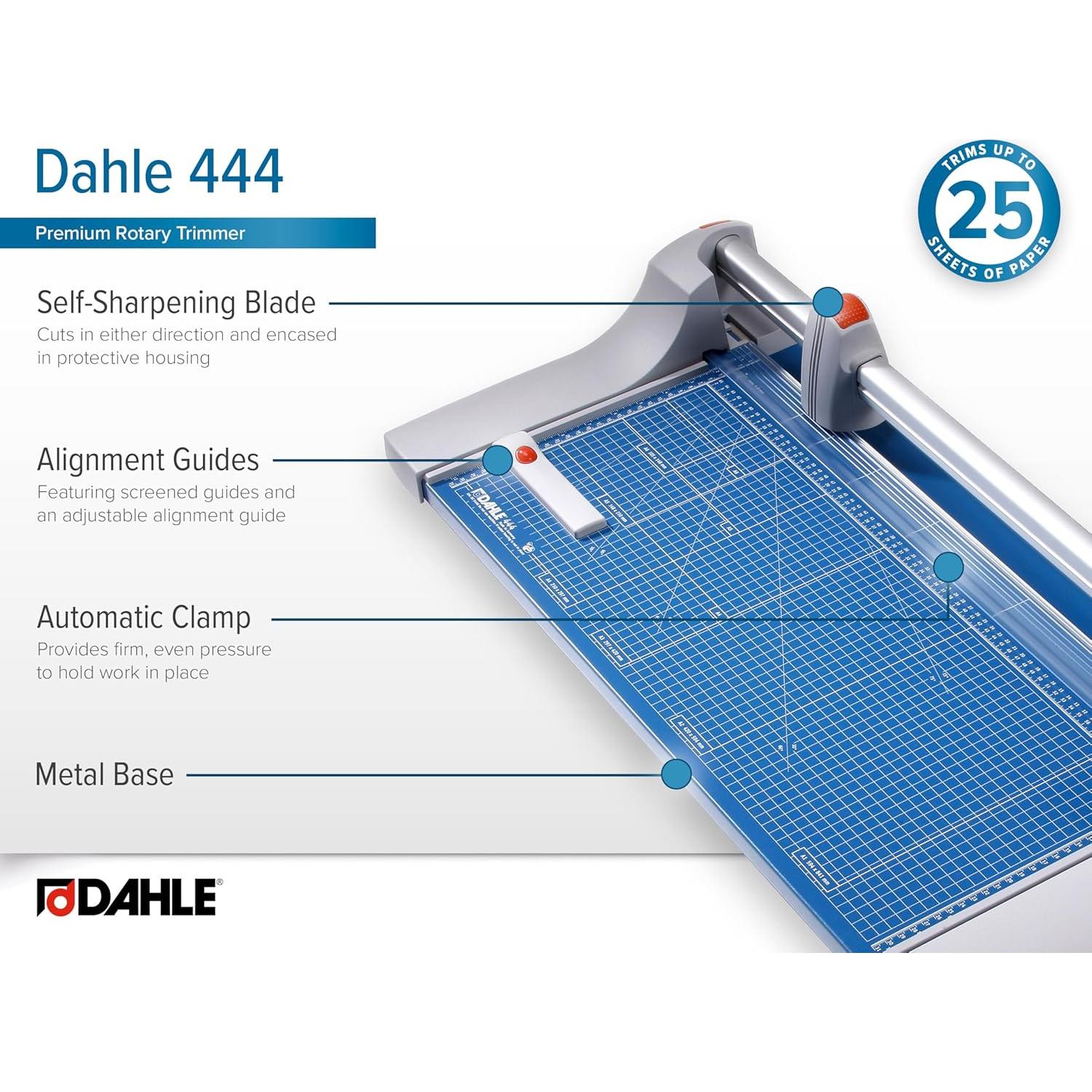 Cortadora de Papel Dahle 444, 66 cm, Autocortante, 25 Hojas