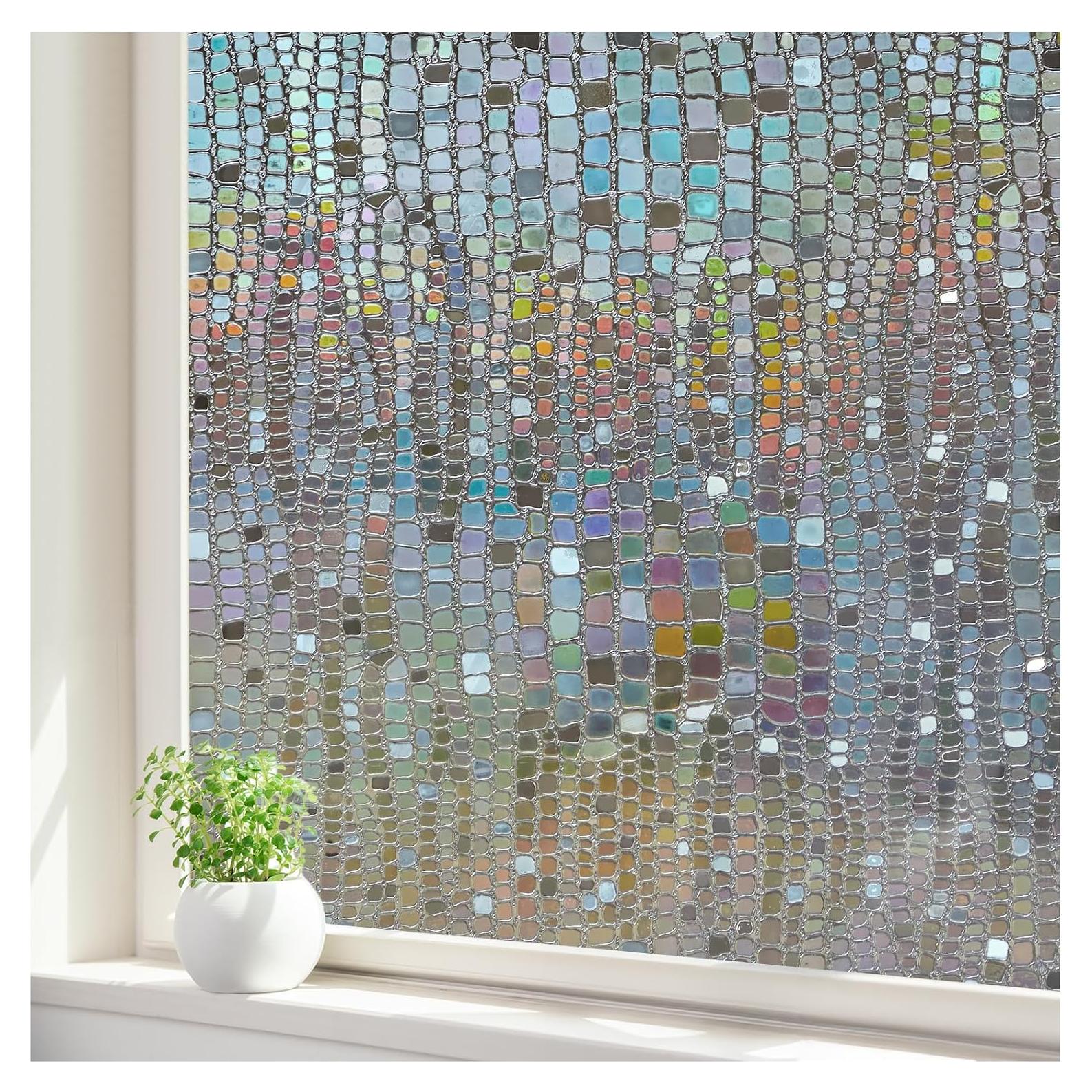 Película de Privacidad para Ventanas ALIUNI 44.5x200cm Vinilo