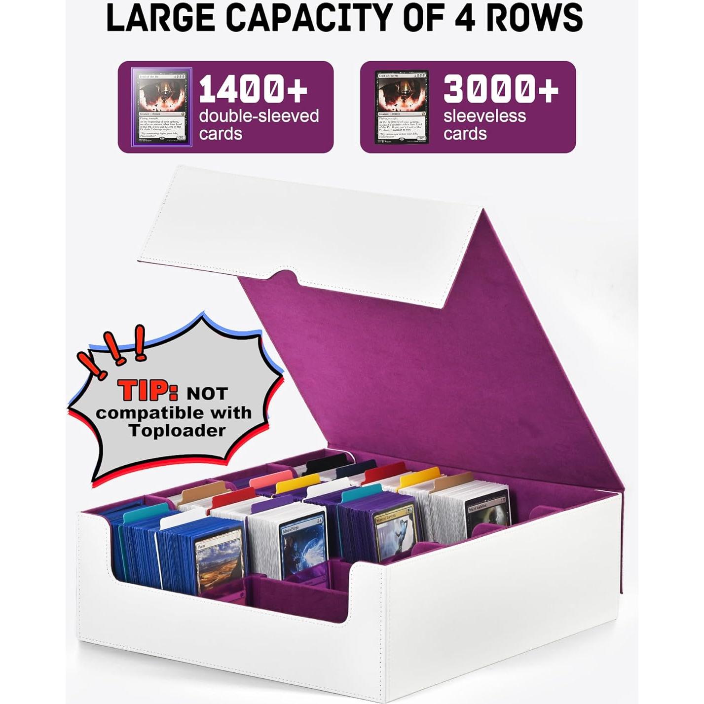 Caja de Almacenamiento ZLCA para 3000+ Cartas TCG