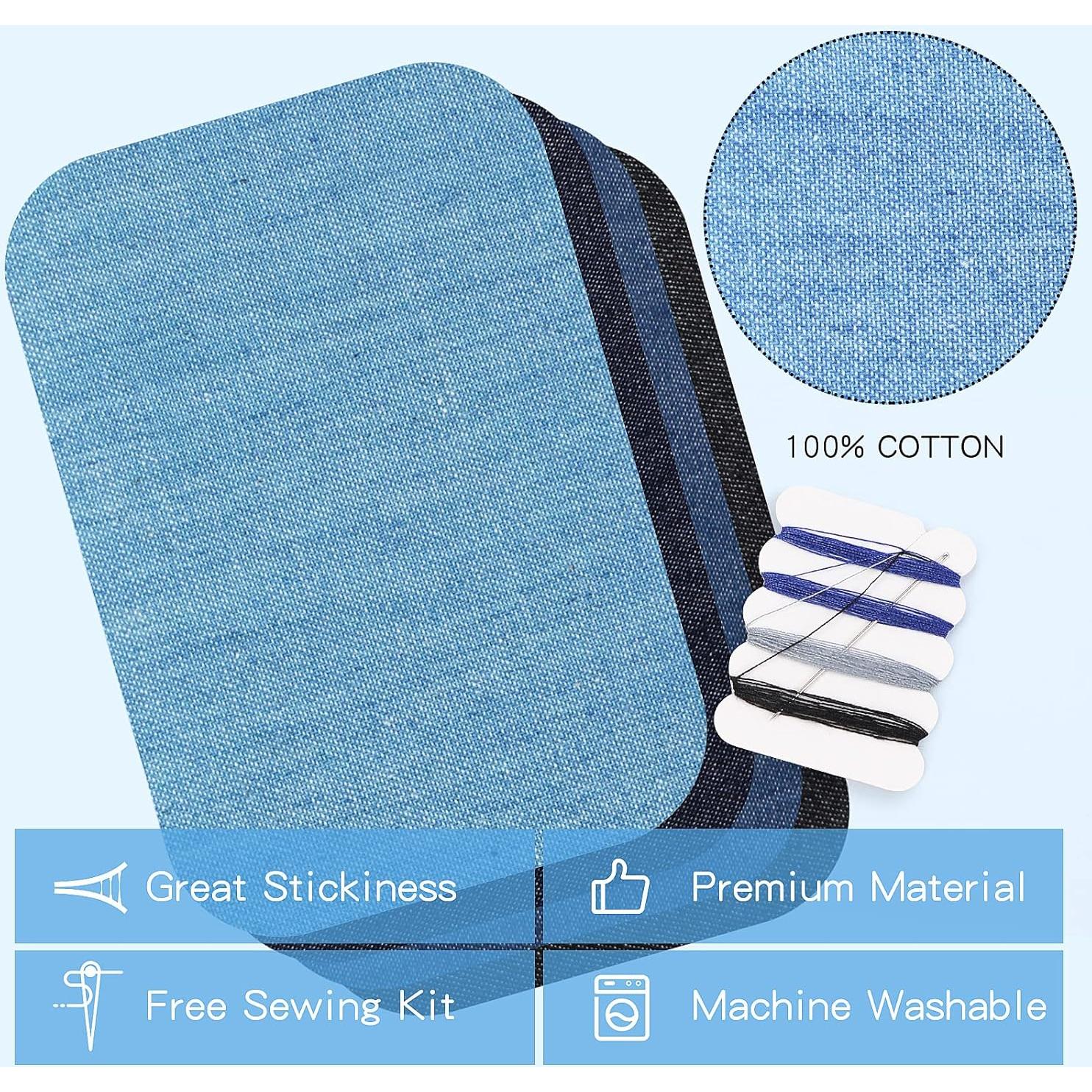 Parche de Planchar HTVRONT Negro 20 Piezas 7.5x11 cm Algodón