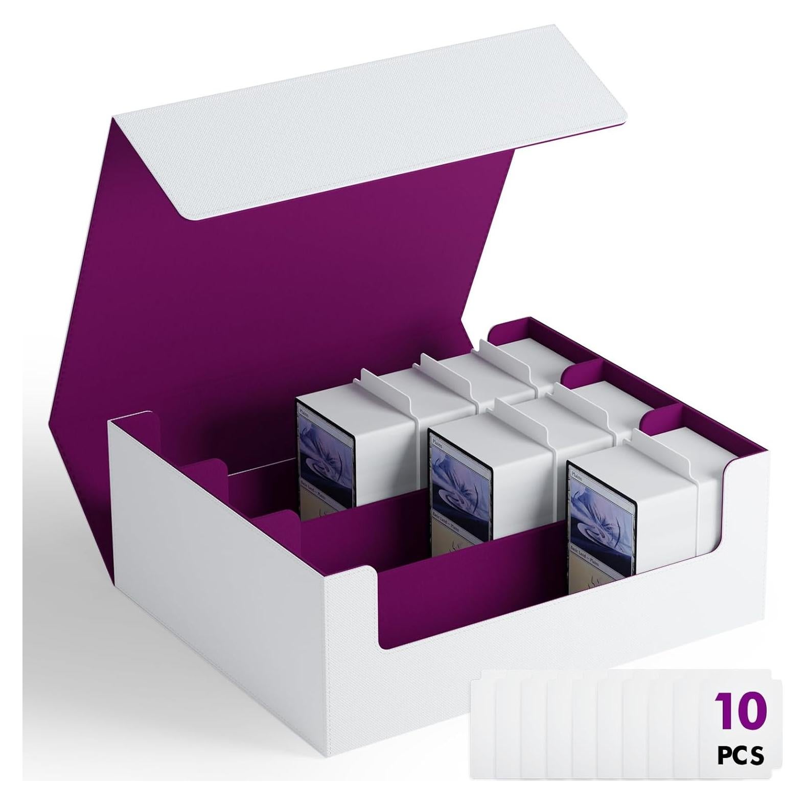 Caja de Almacenamiento de Cartas ZLCA Triple 1800+ Cartas