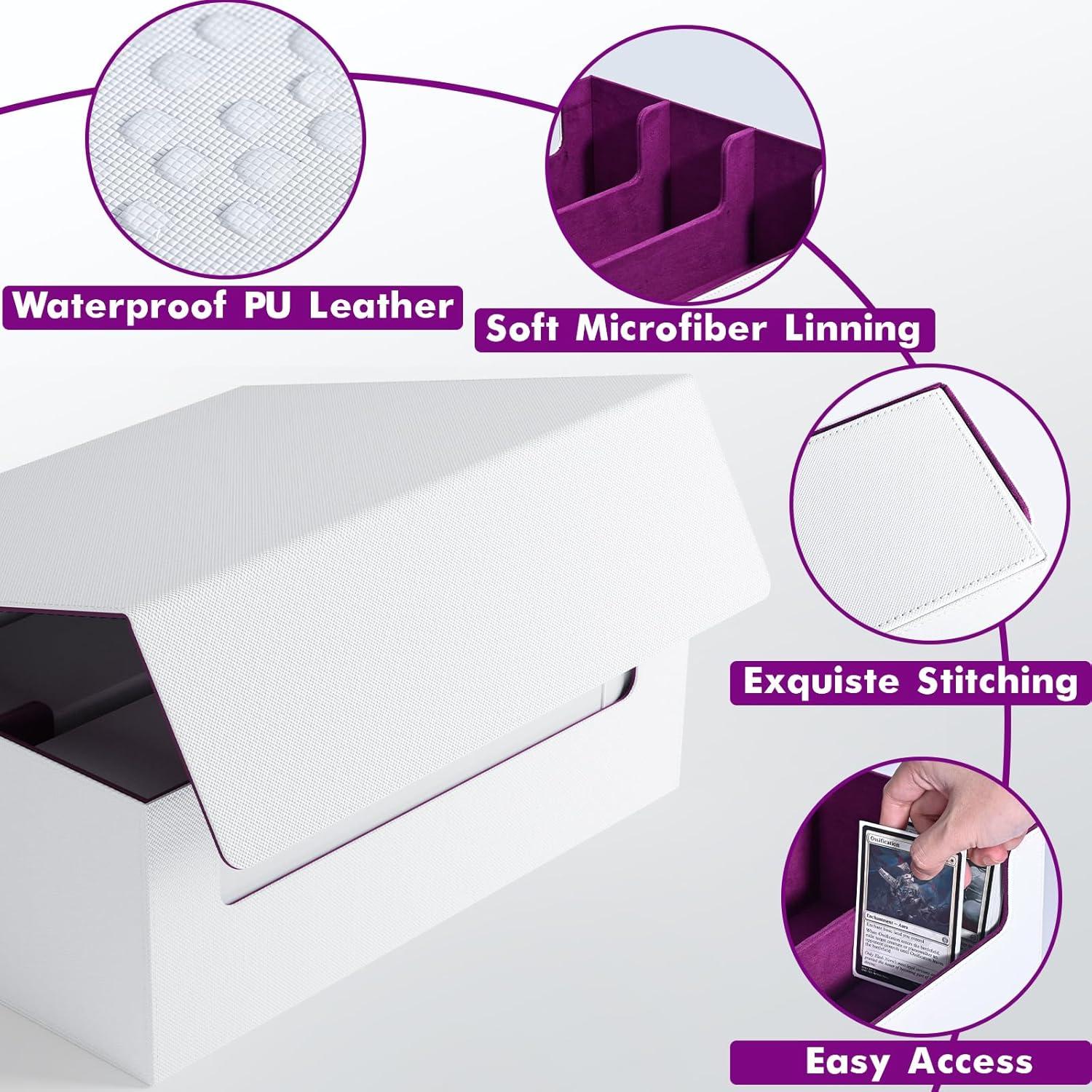 Caja de Almacenamiento de Cartas ZLCA Triple 1800+ Cartas