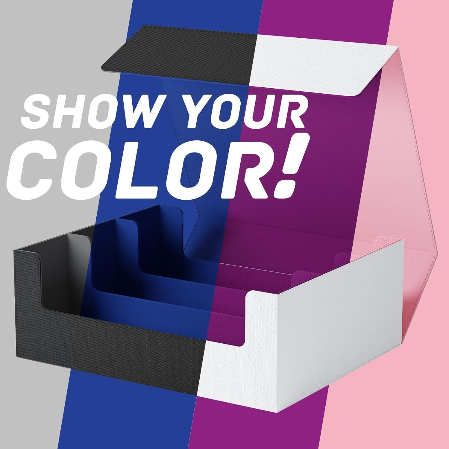 Caja de Almacenamiento de Cartas ZLCA Triple 1800+ Cartas