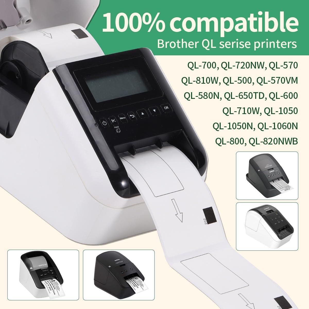 Etiquetas DK-1202 COLORWING 62mm x 100mm 2400 etiquetas