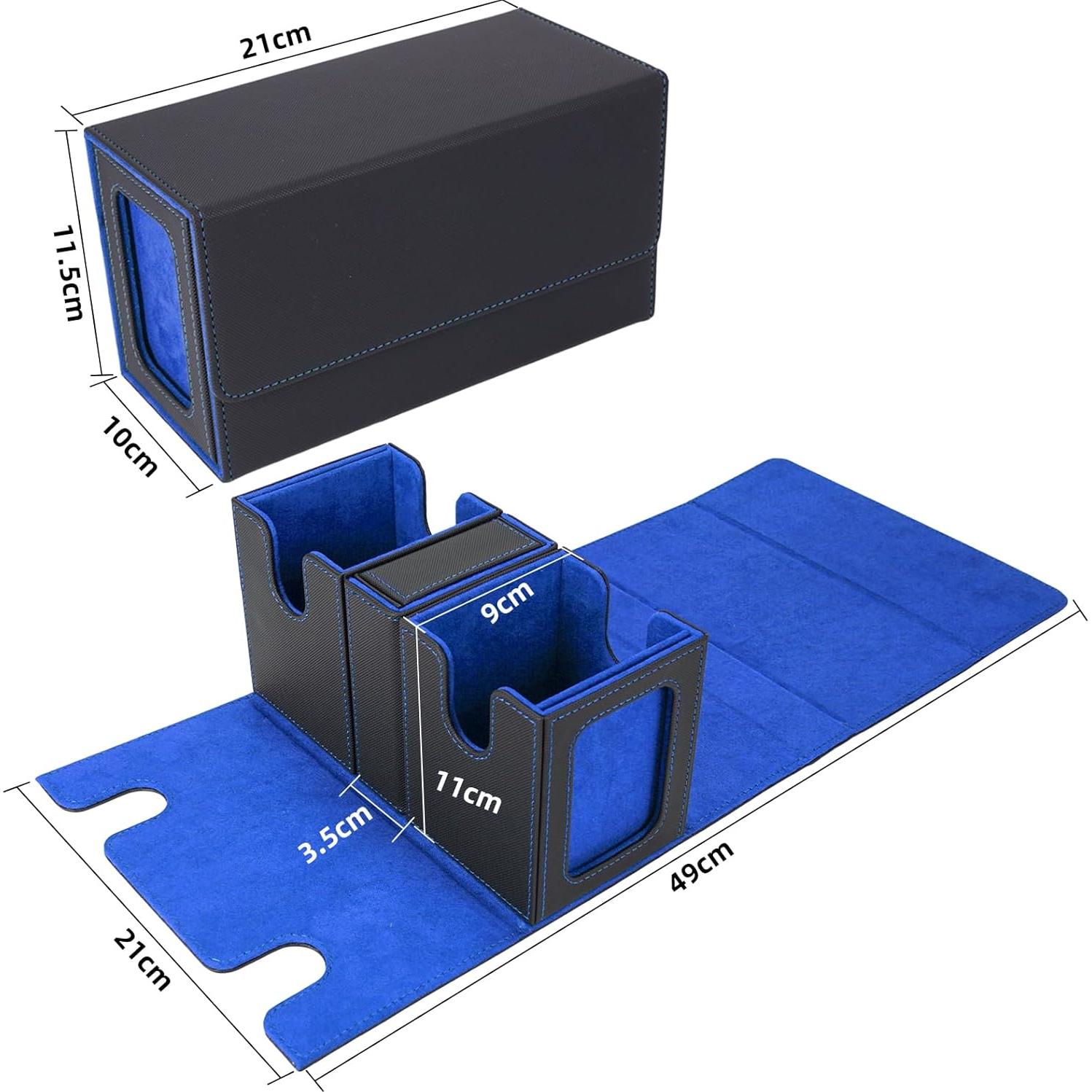 Caja de Almacenamiento de Cartas AFIING 3-en-1 para MTG