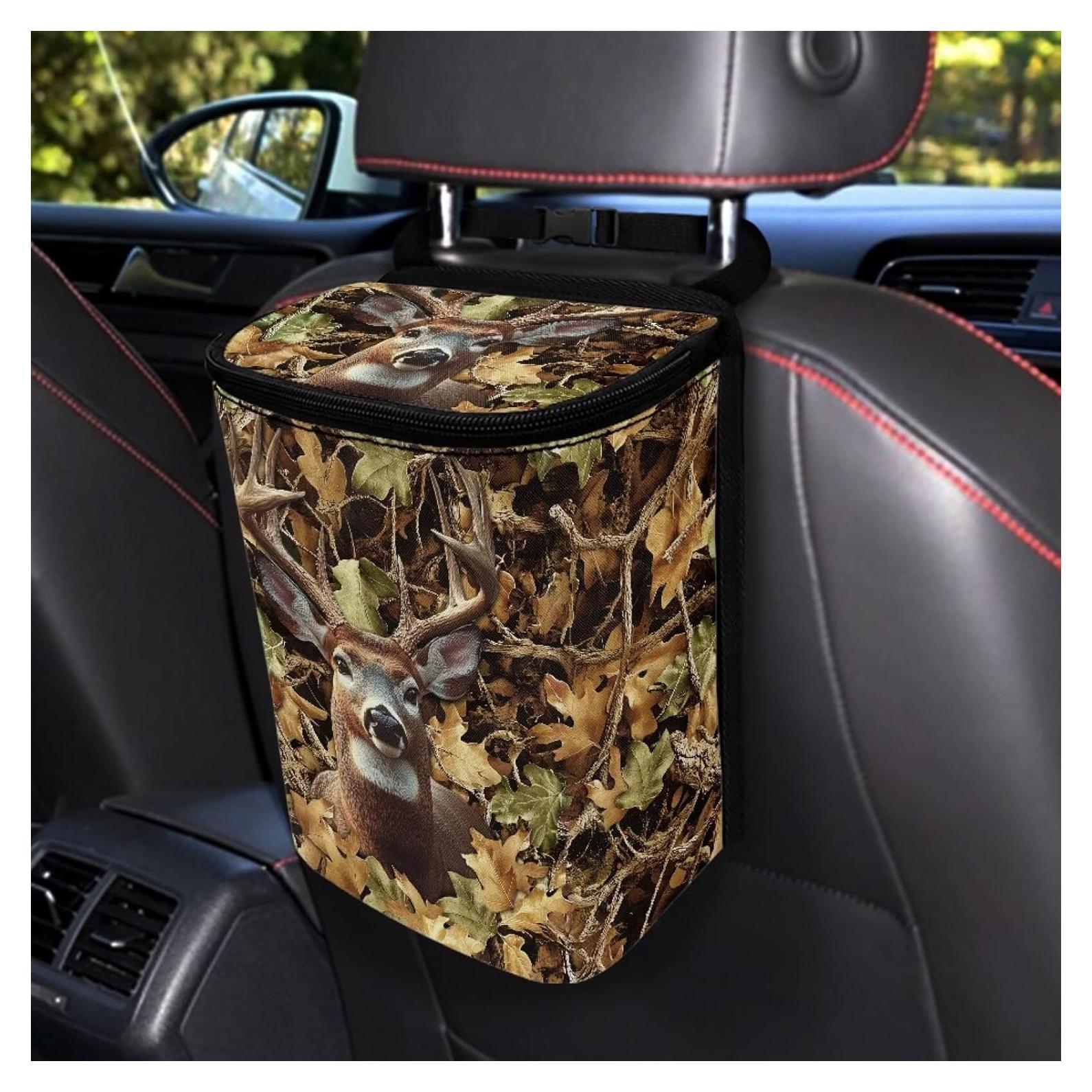 Cubo de Basura para Coche Talayituse 17x22x12cm Diseño Caza