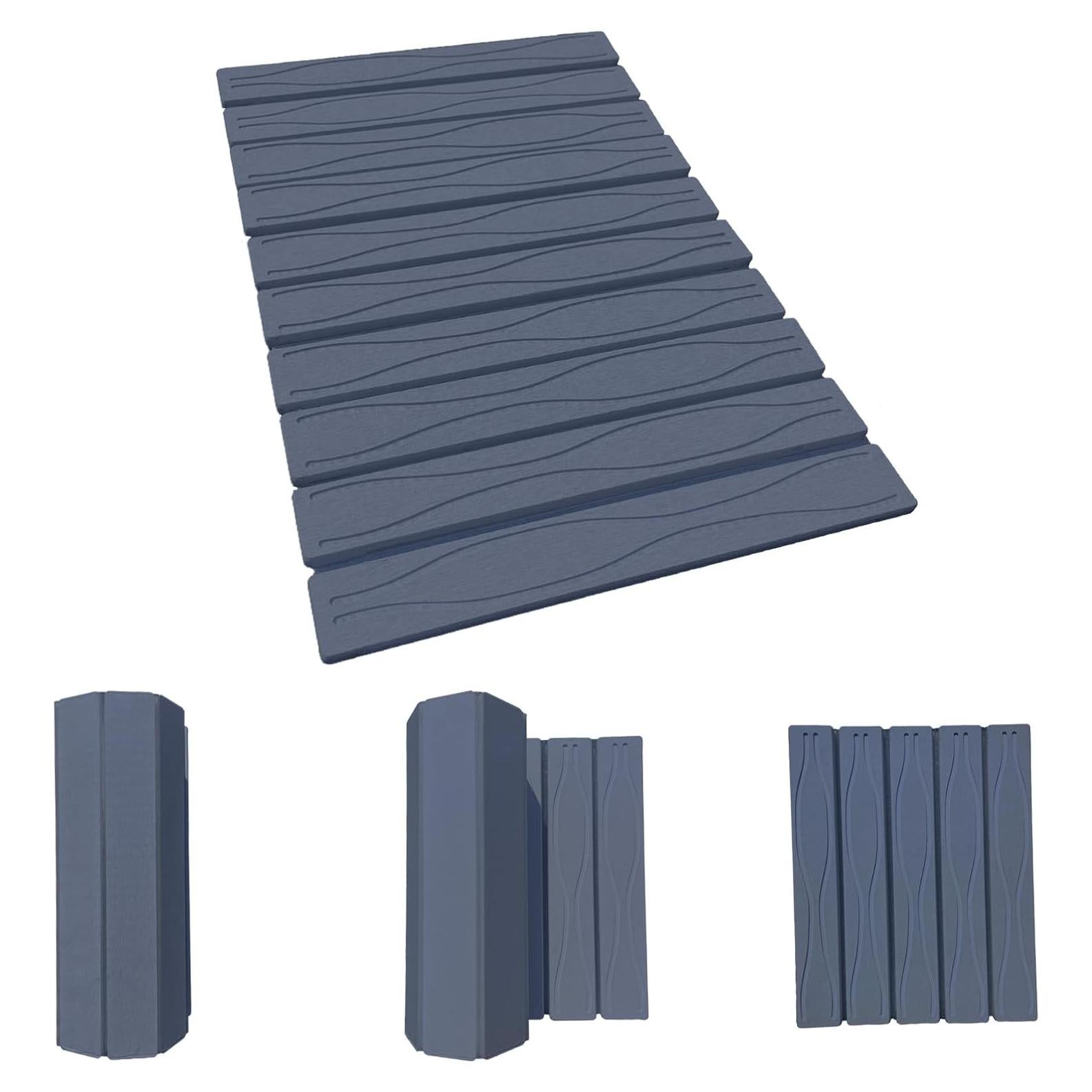 Alfombrilla de Secado de Cocina QualsValor 60x39 cm Gris