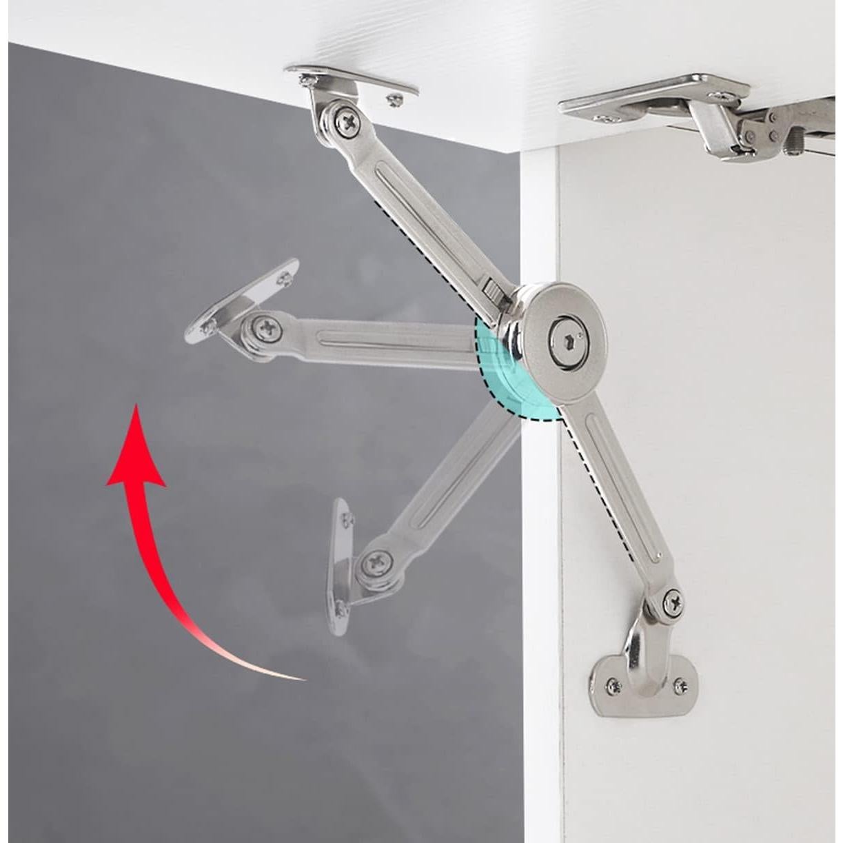 Soporte de Bisagra de Puerta Qrity - 2 Piezas - 20kg - Ajustable