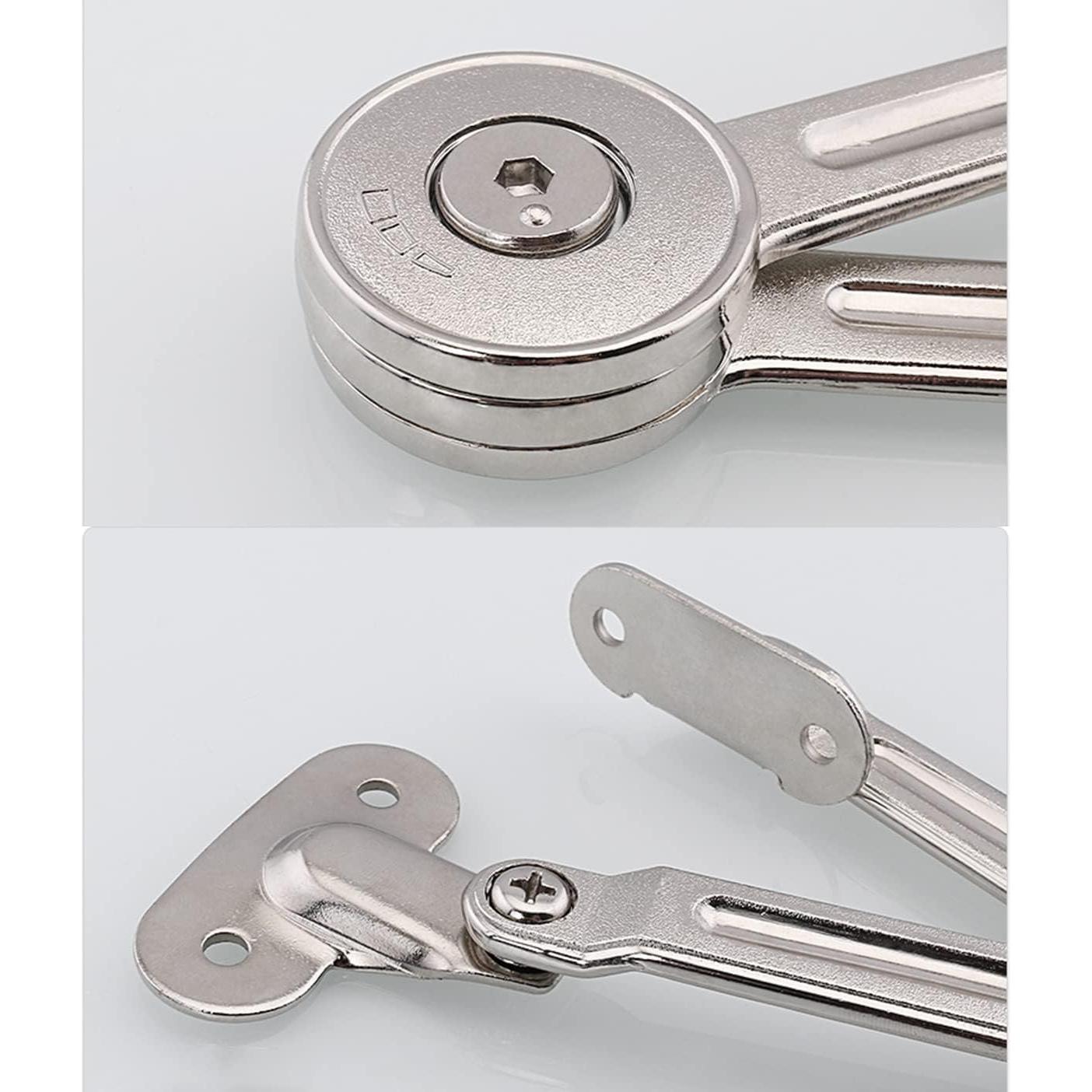 Soporte de Bisagra de Puerta Qrity - 2 Piezas - 20kg - Ajustable