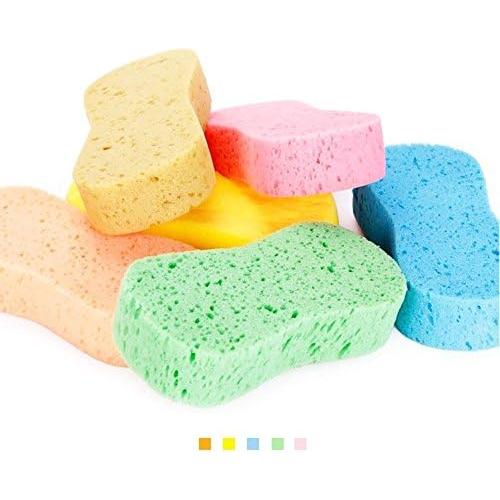 Esponjas Lantee Extra Grande - Paquete de 5 para Lavado y Limpieza