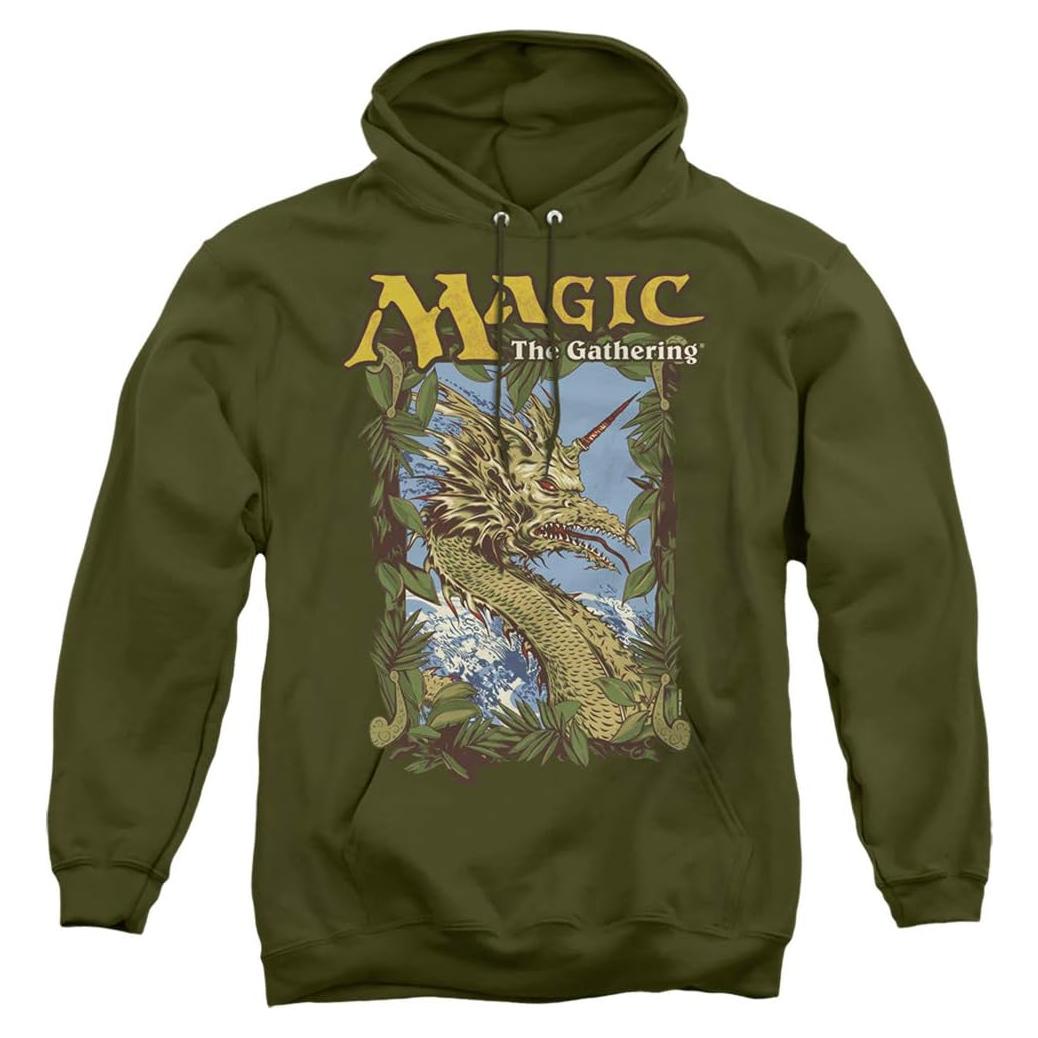 Sudadera con capucha Magic The Gathering Verde Militar XXL