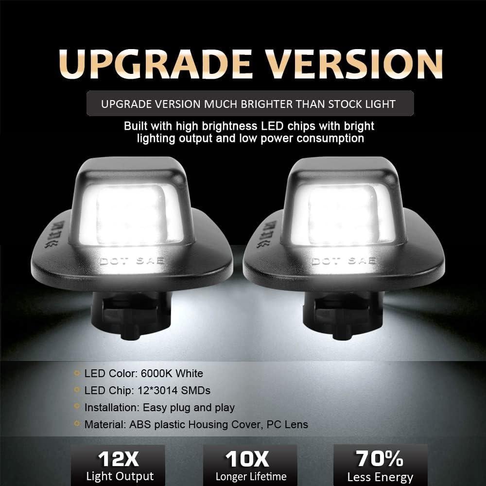 Luz LED de Placa de Matrícula D-Lumina para Chevy GMC 1988-2000